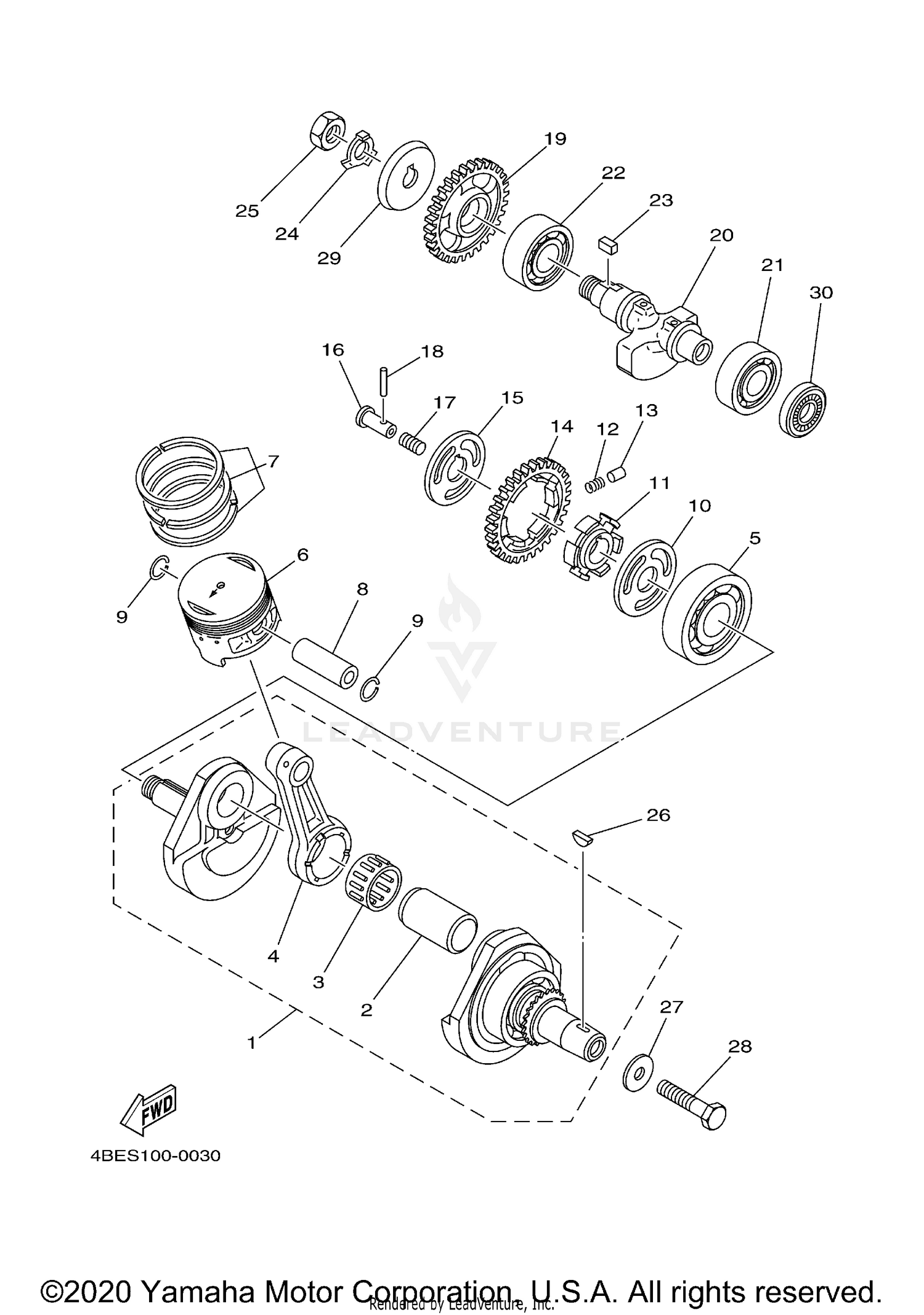 CRANKSHAFT & PISTON
