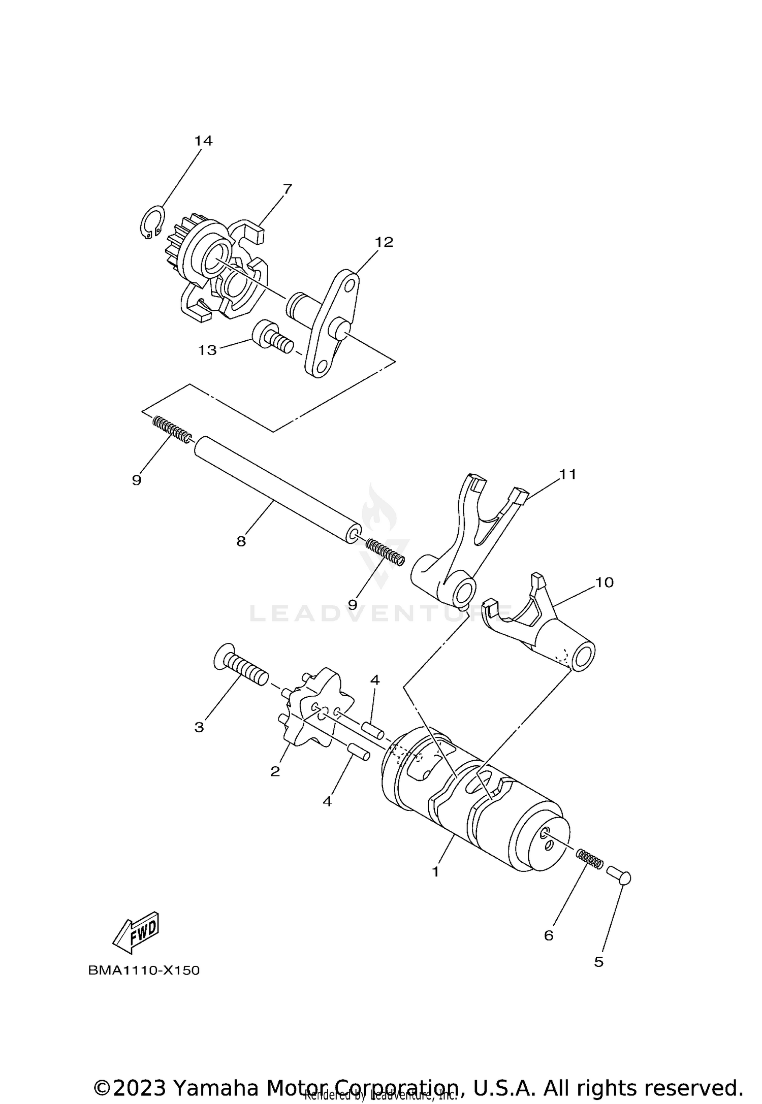 SHIFT CAM & FORK