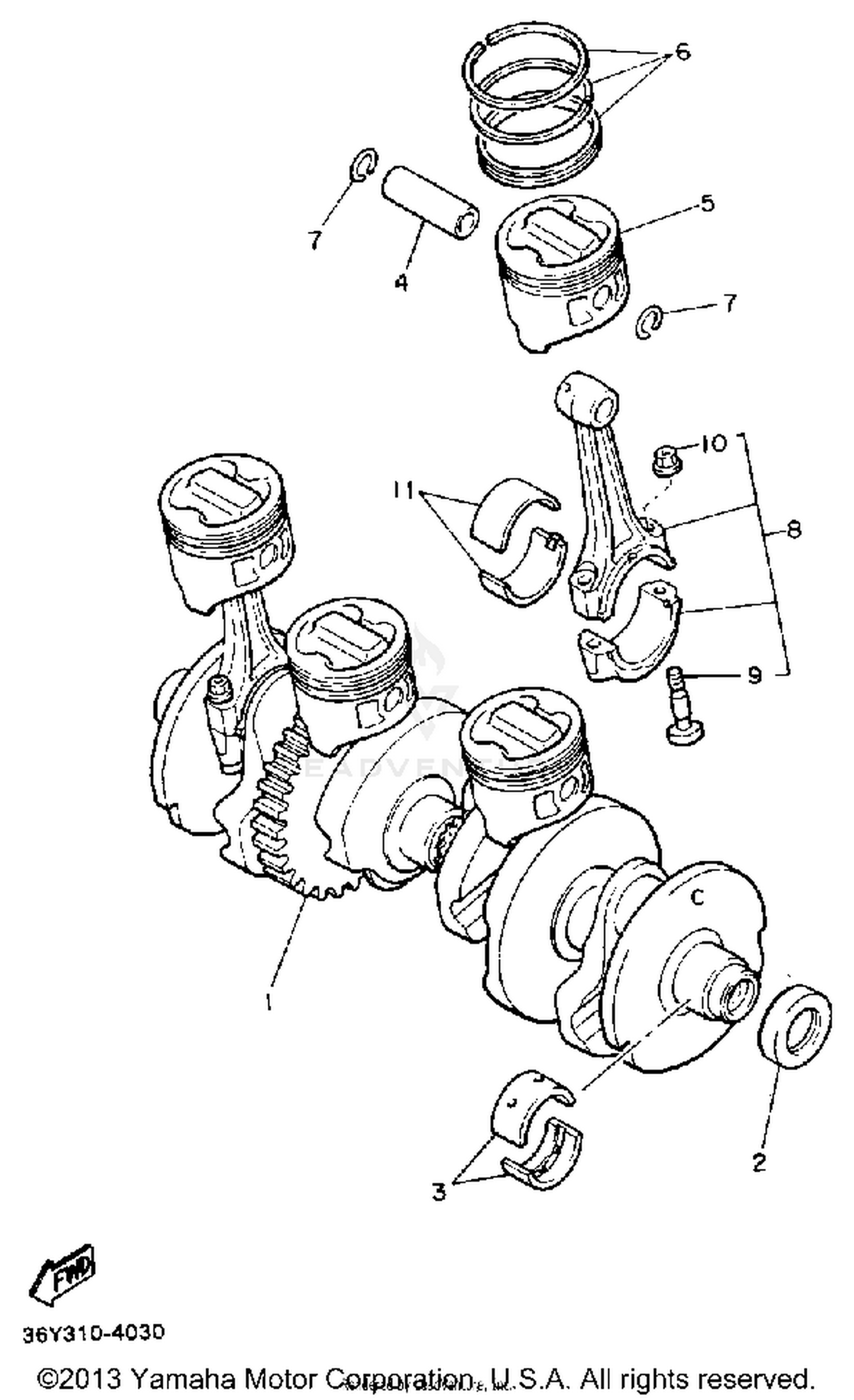 CRANKSHAFT PISTON