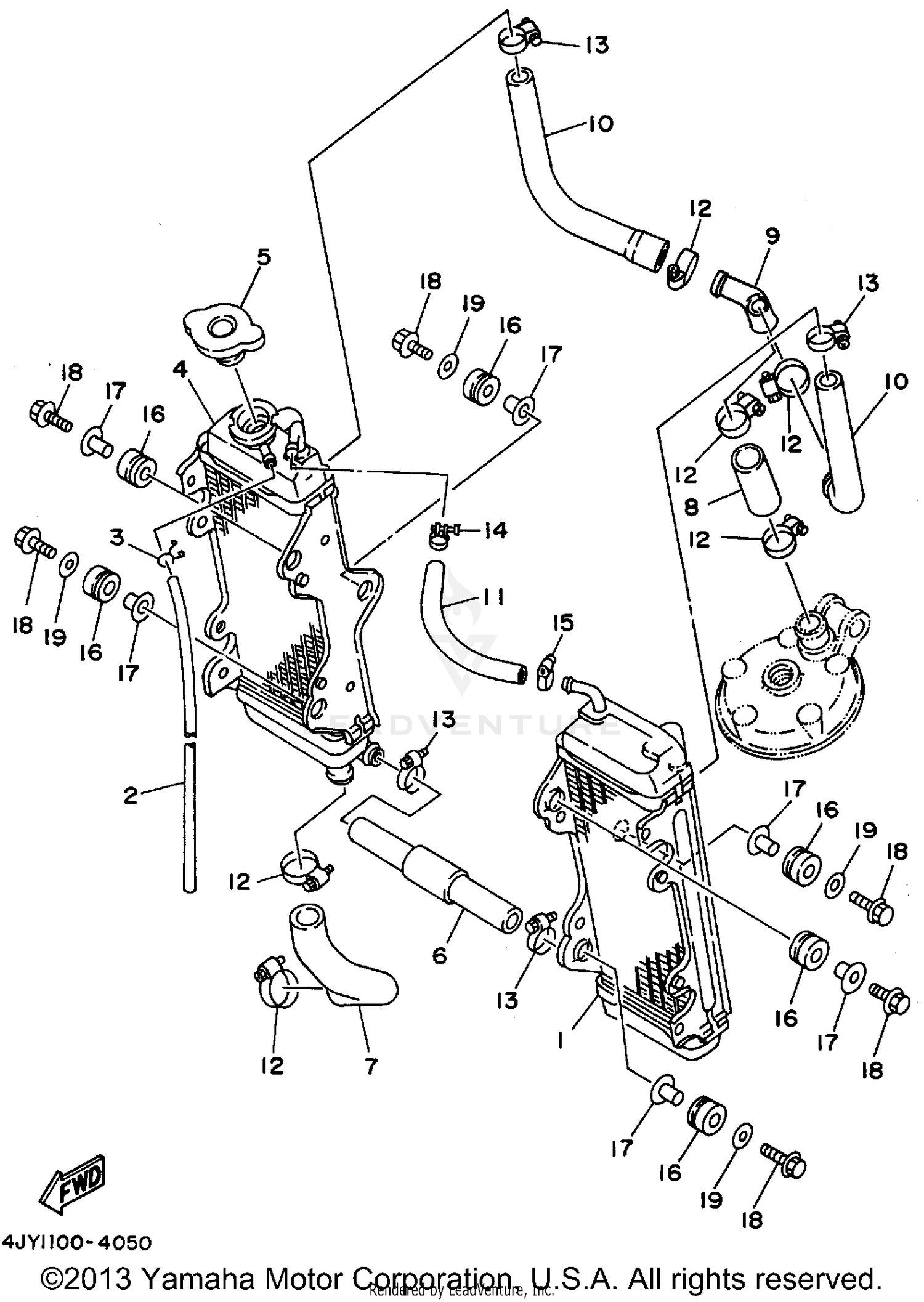 RADIATOR - HOSE