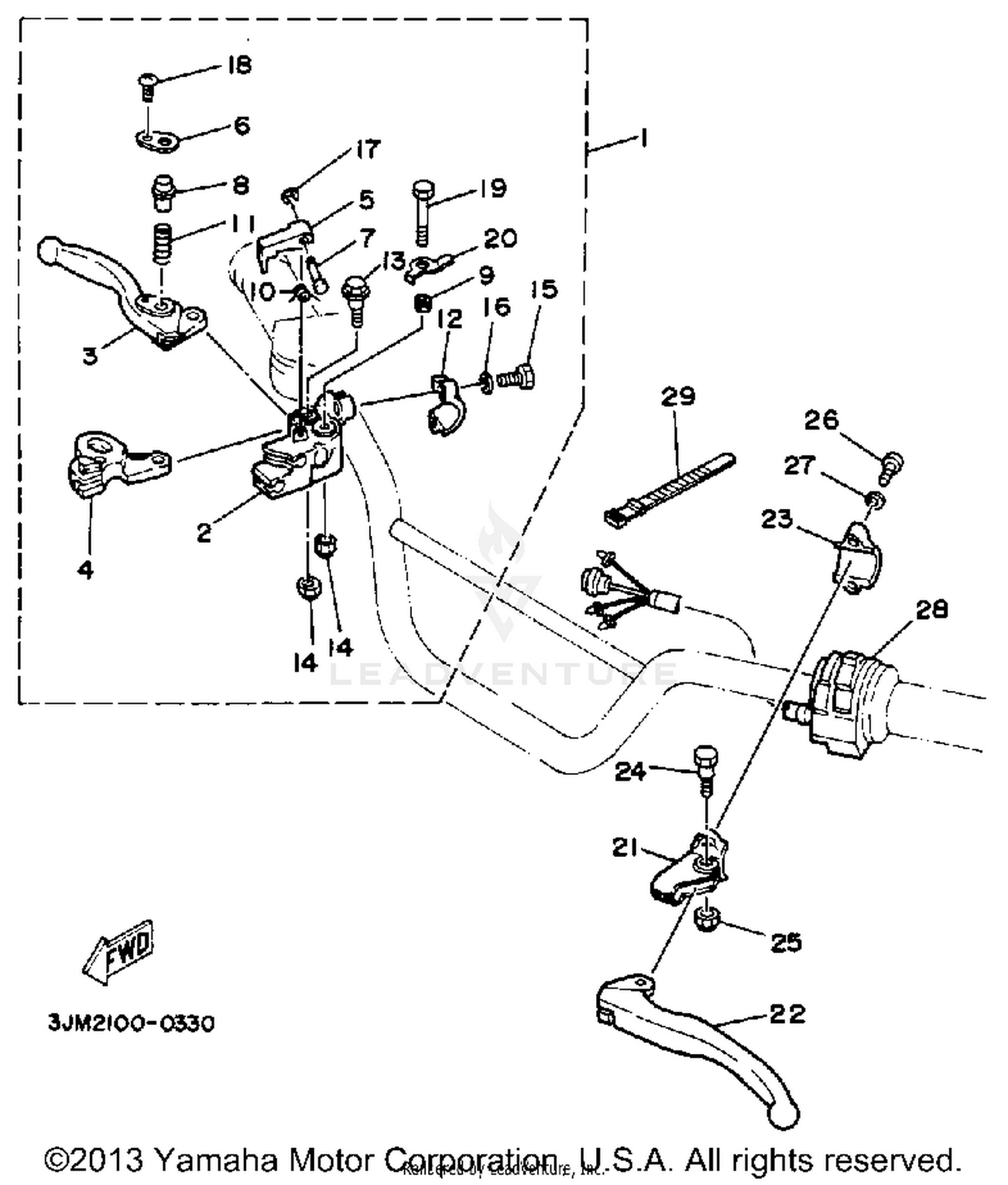 HANDLE SWITCH LEVER