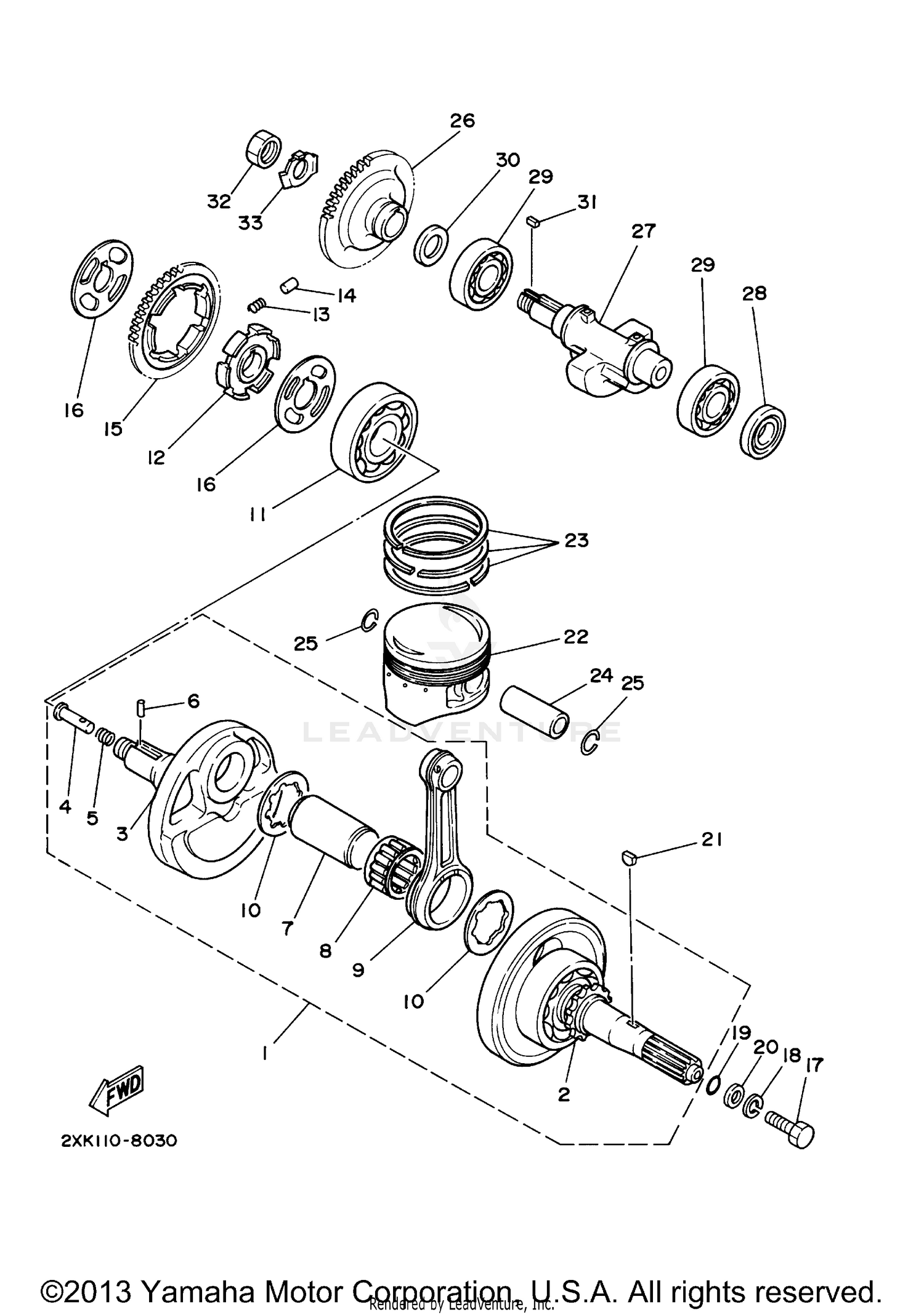 CRANKSHAFT PISTON