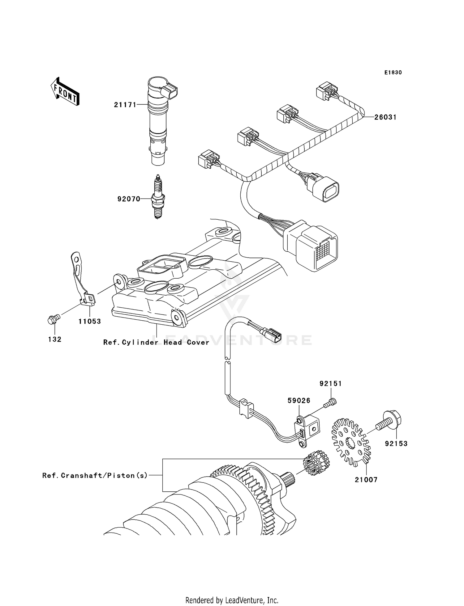 FRONT BRAKE CALIPER