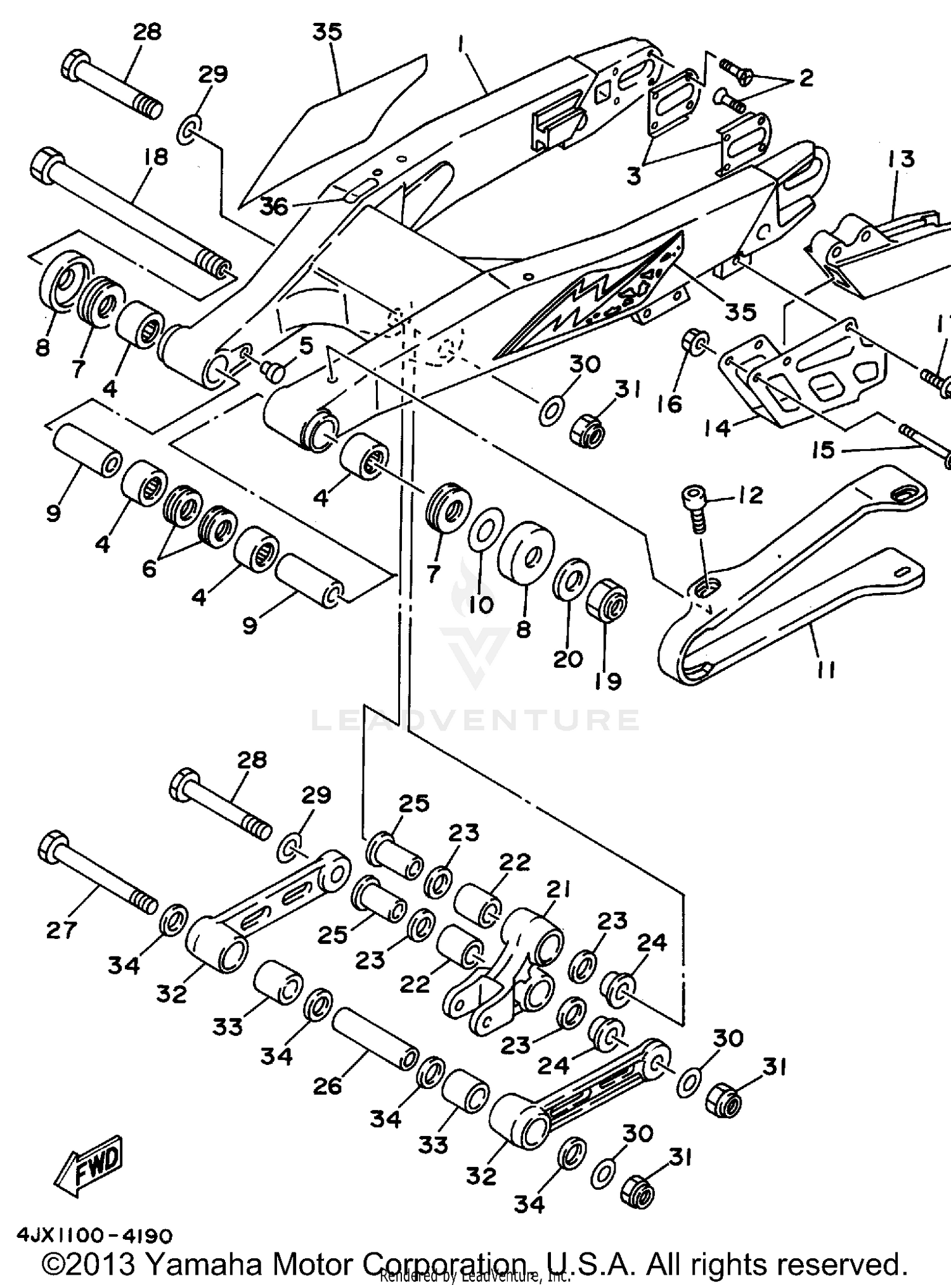 REAR ARM