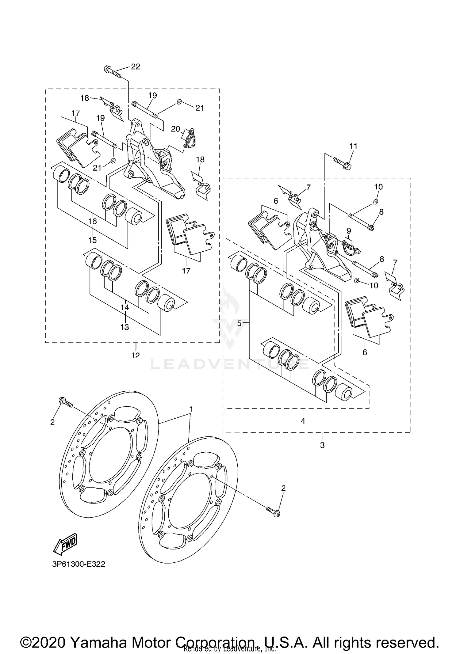 FRONT BRAKE CALIPER