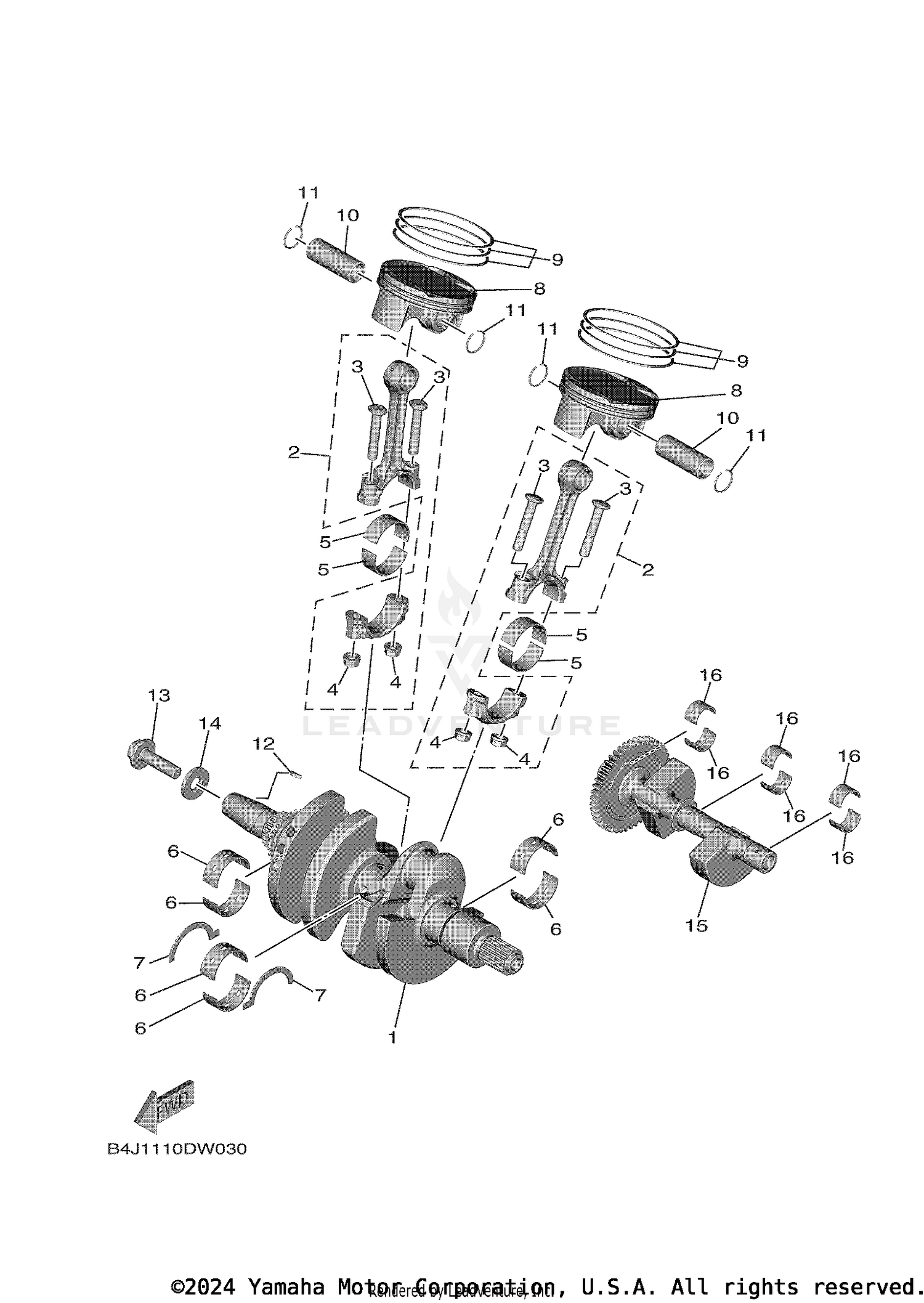 CRANKSHAFT PISTON