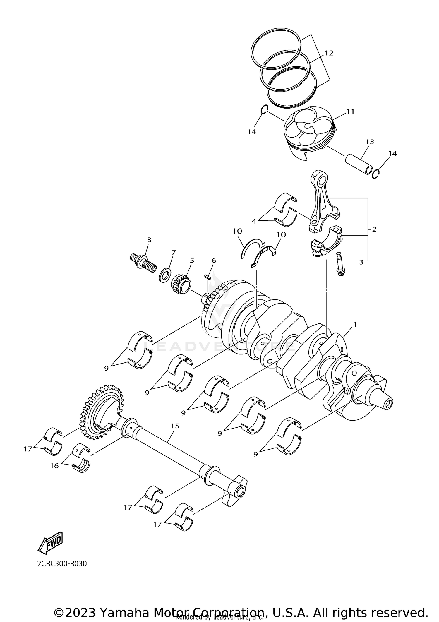 CRANKSHAFT PISTON