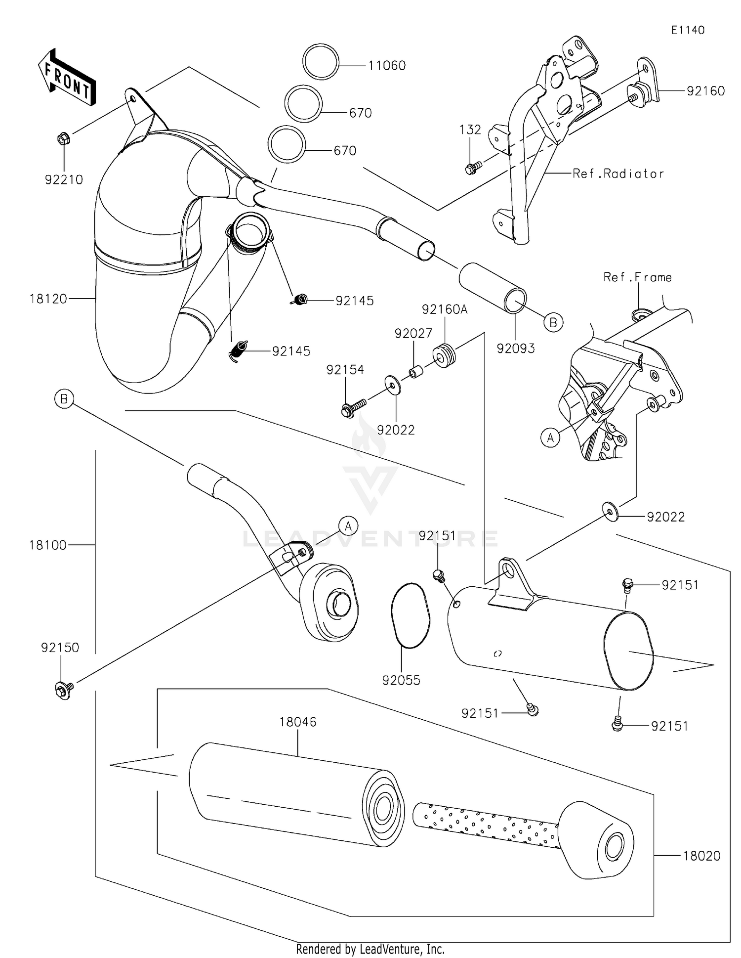REAR BRAKE CALIPER