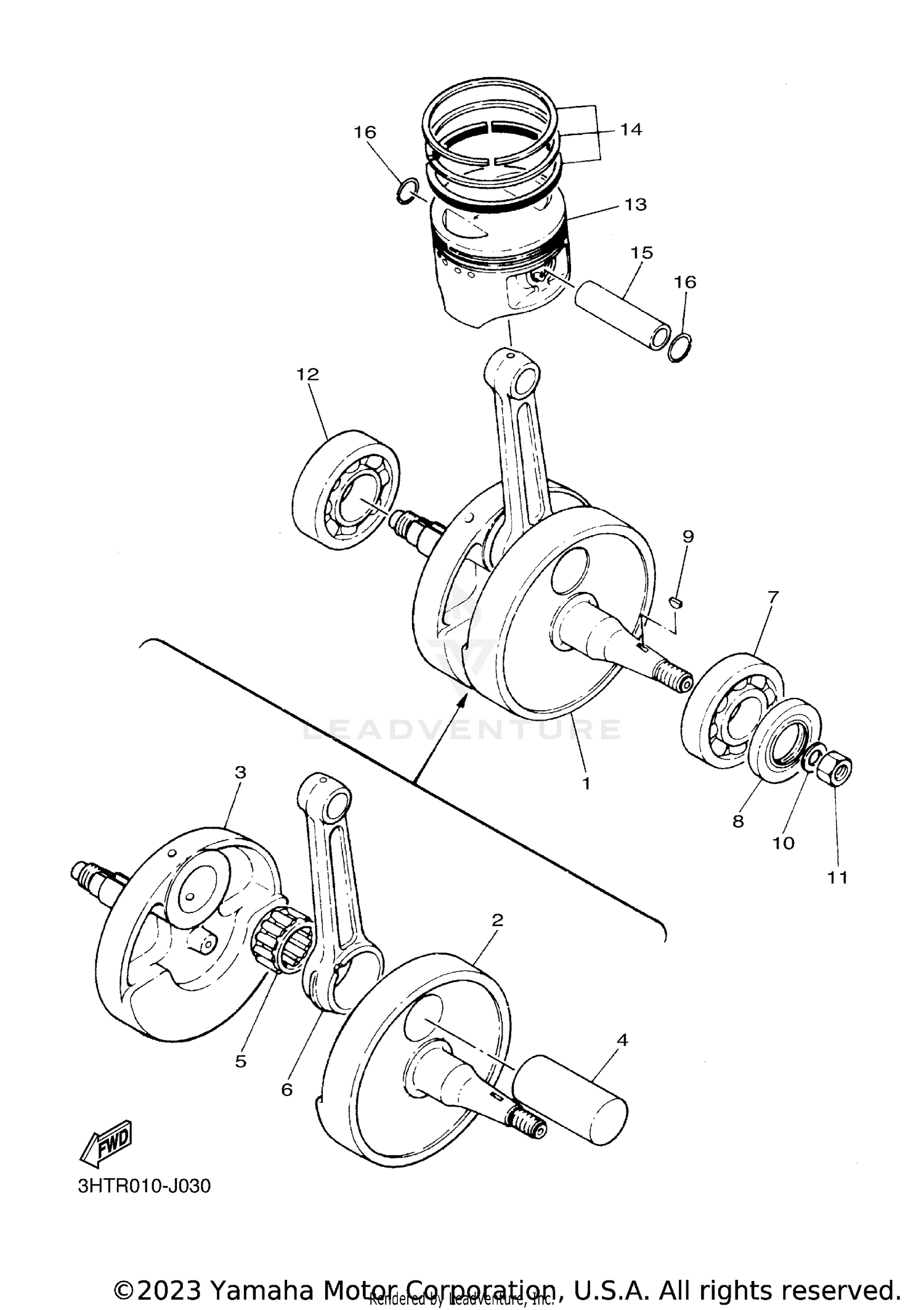CRANKSHAFT PISTON