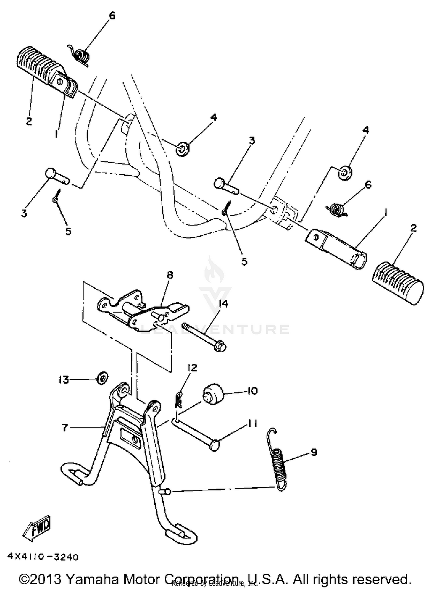 STAND-FOOTREST