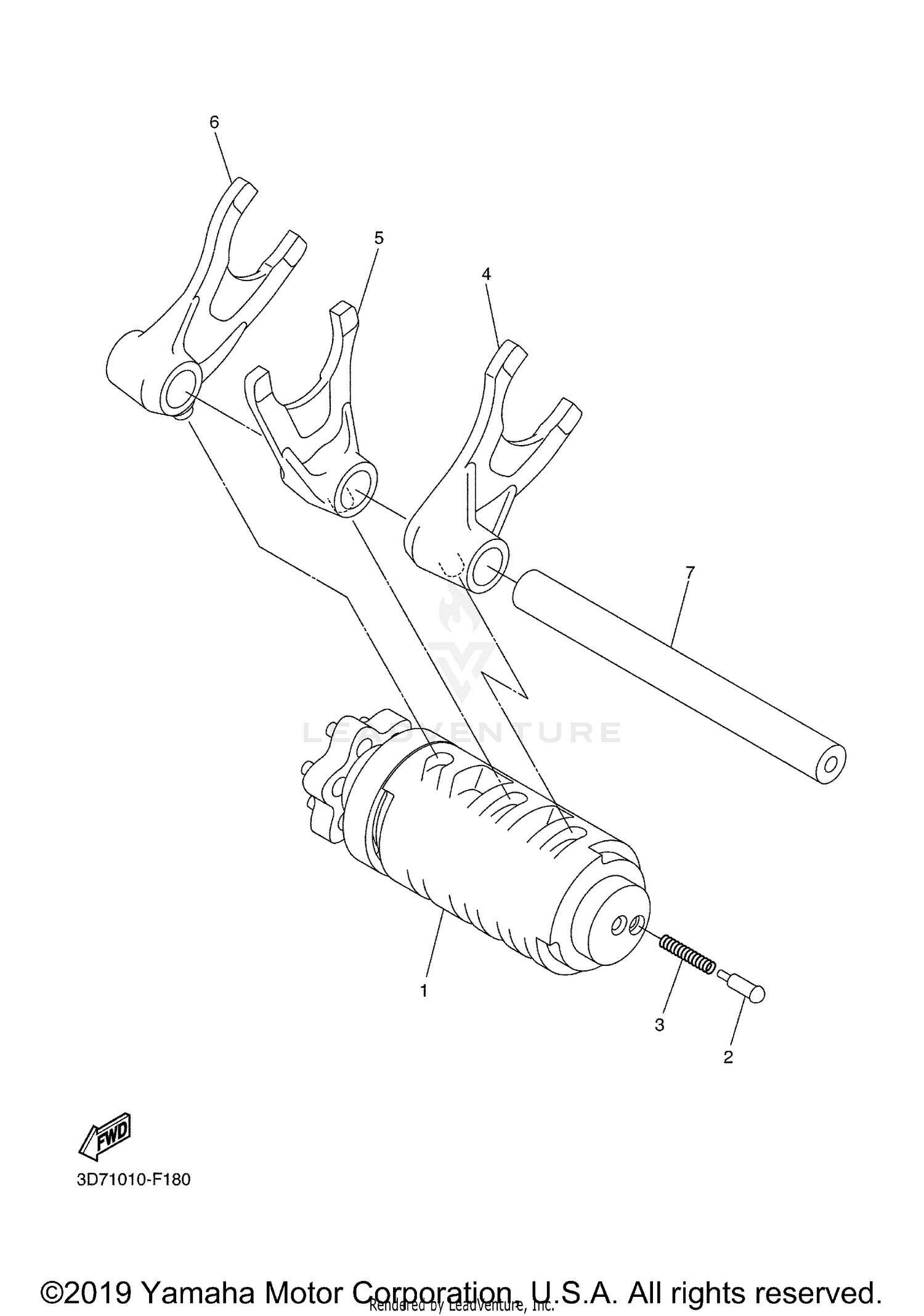SHIFT CAM FORK