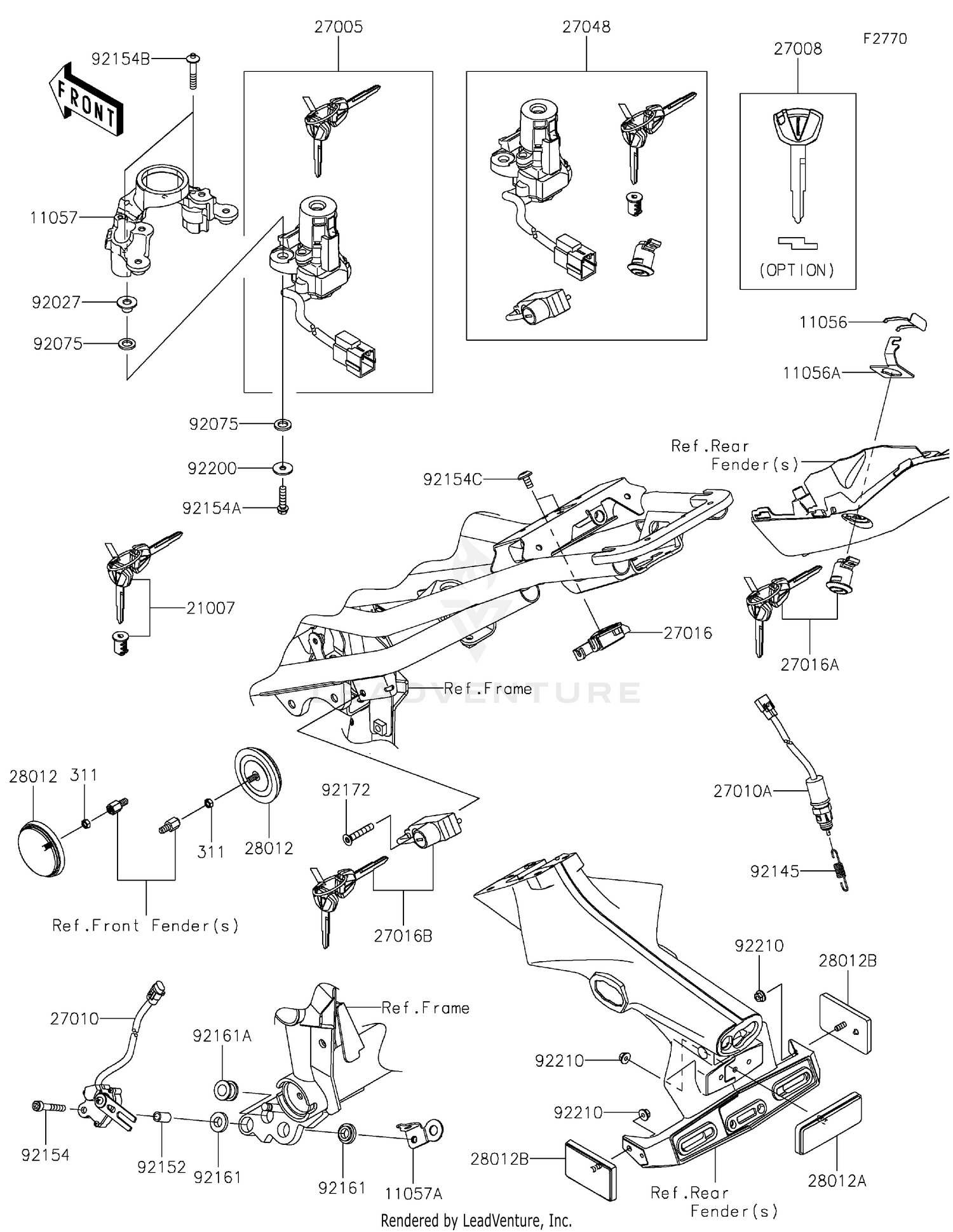 REAR BRAKE CALIPER