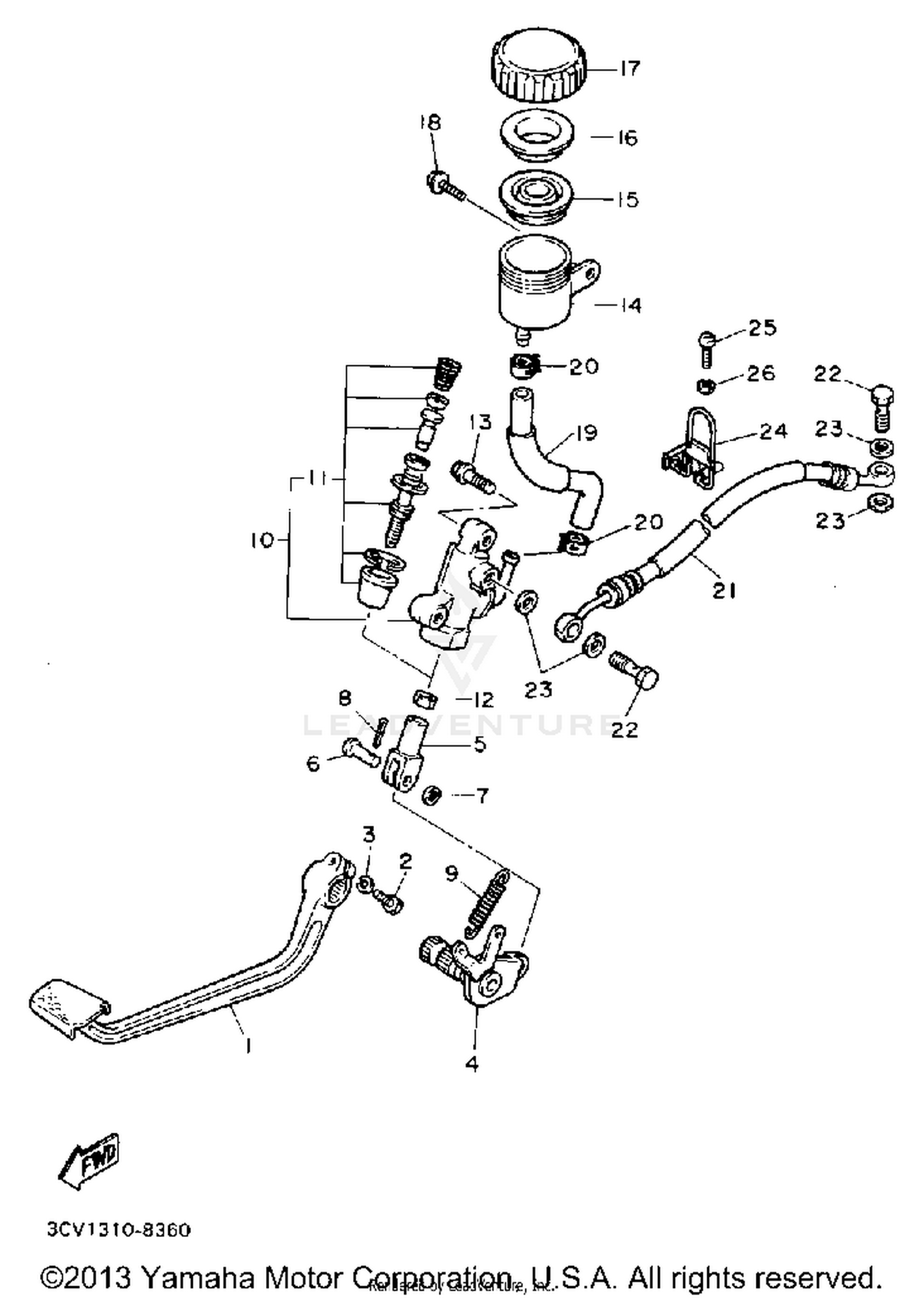 REAR MASTER CYLINDER
