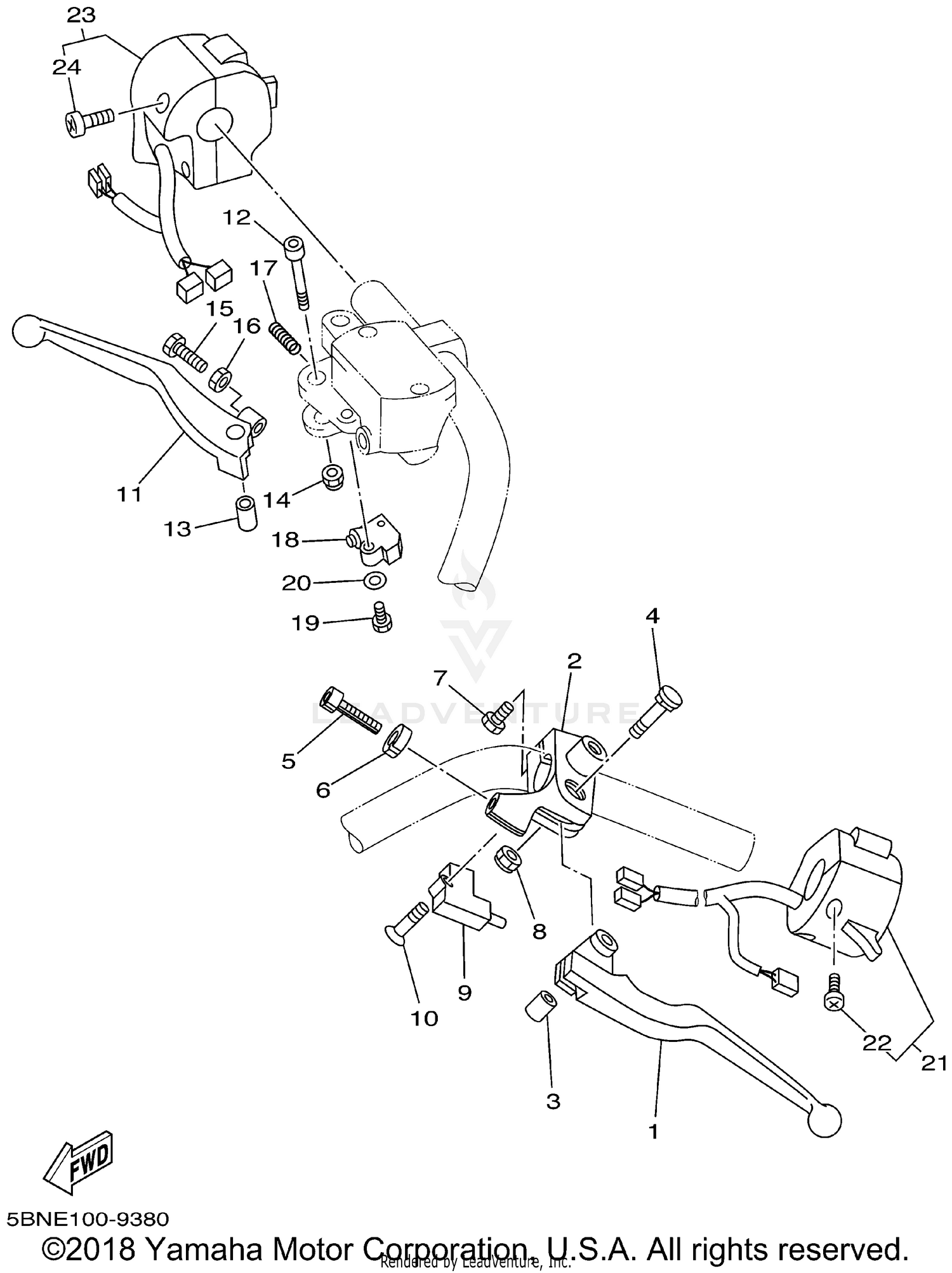 HANDLE SWITCH LEVER