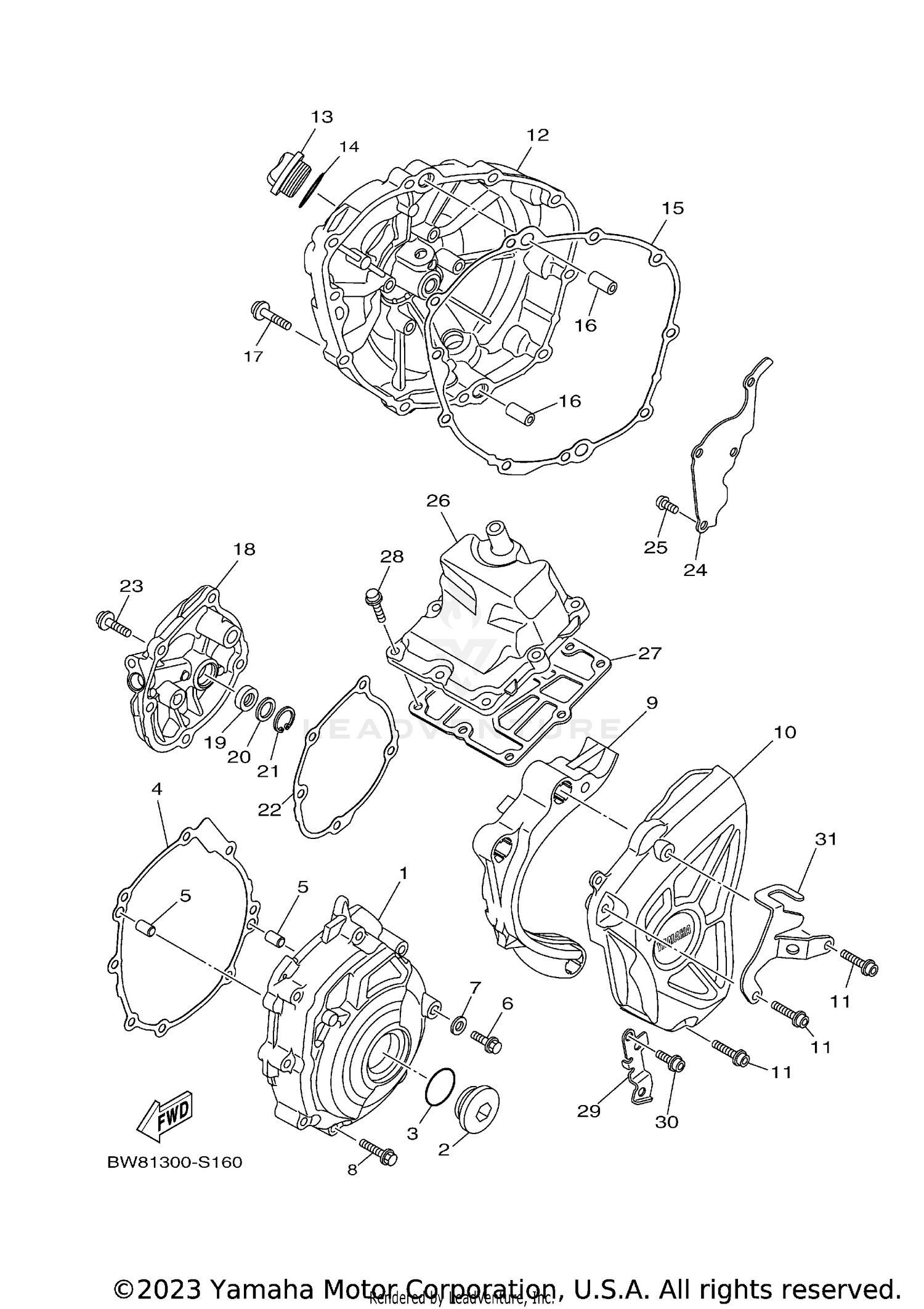 CRANKCASE COVER 1
