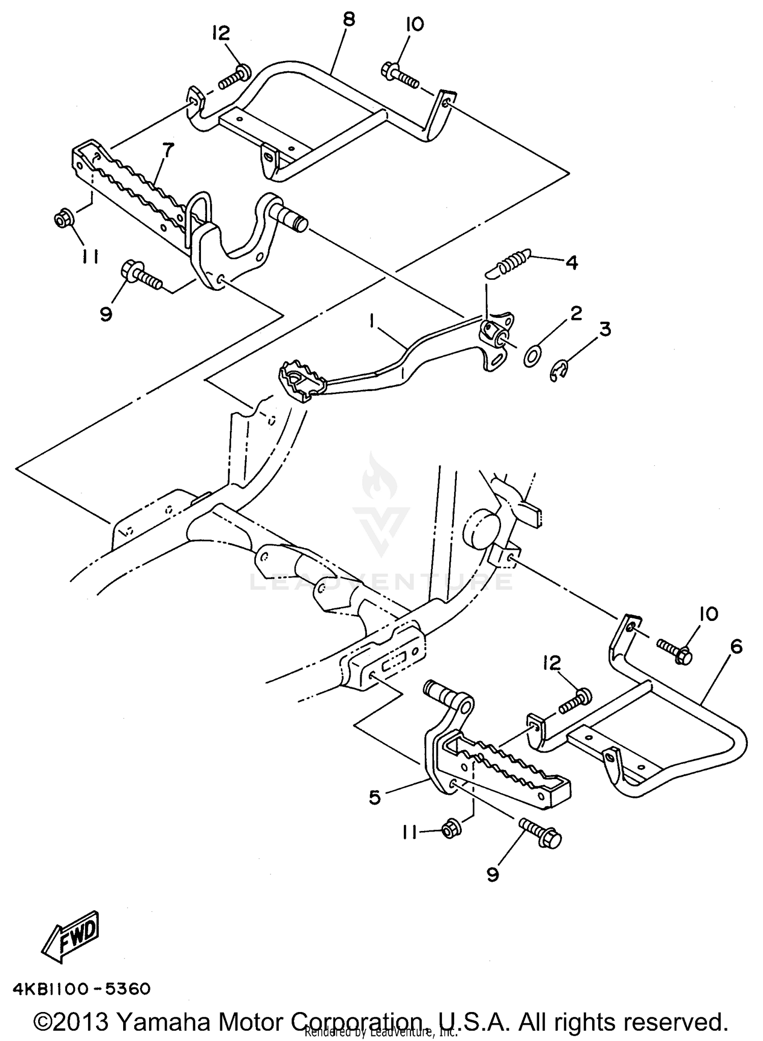 STAND - FOOTREST