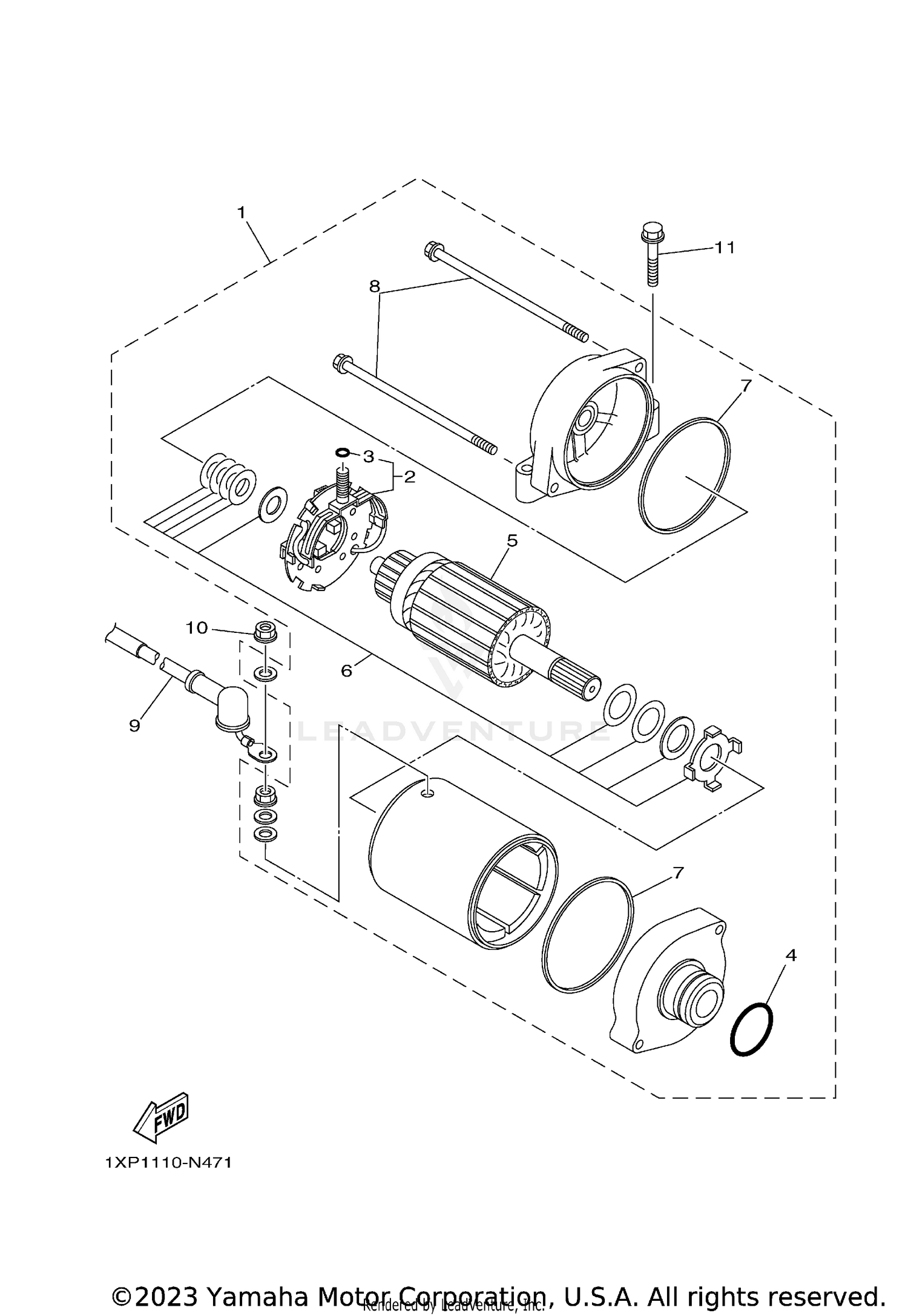 STARTING MOTOR