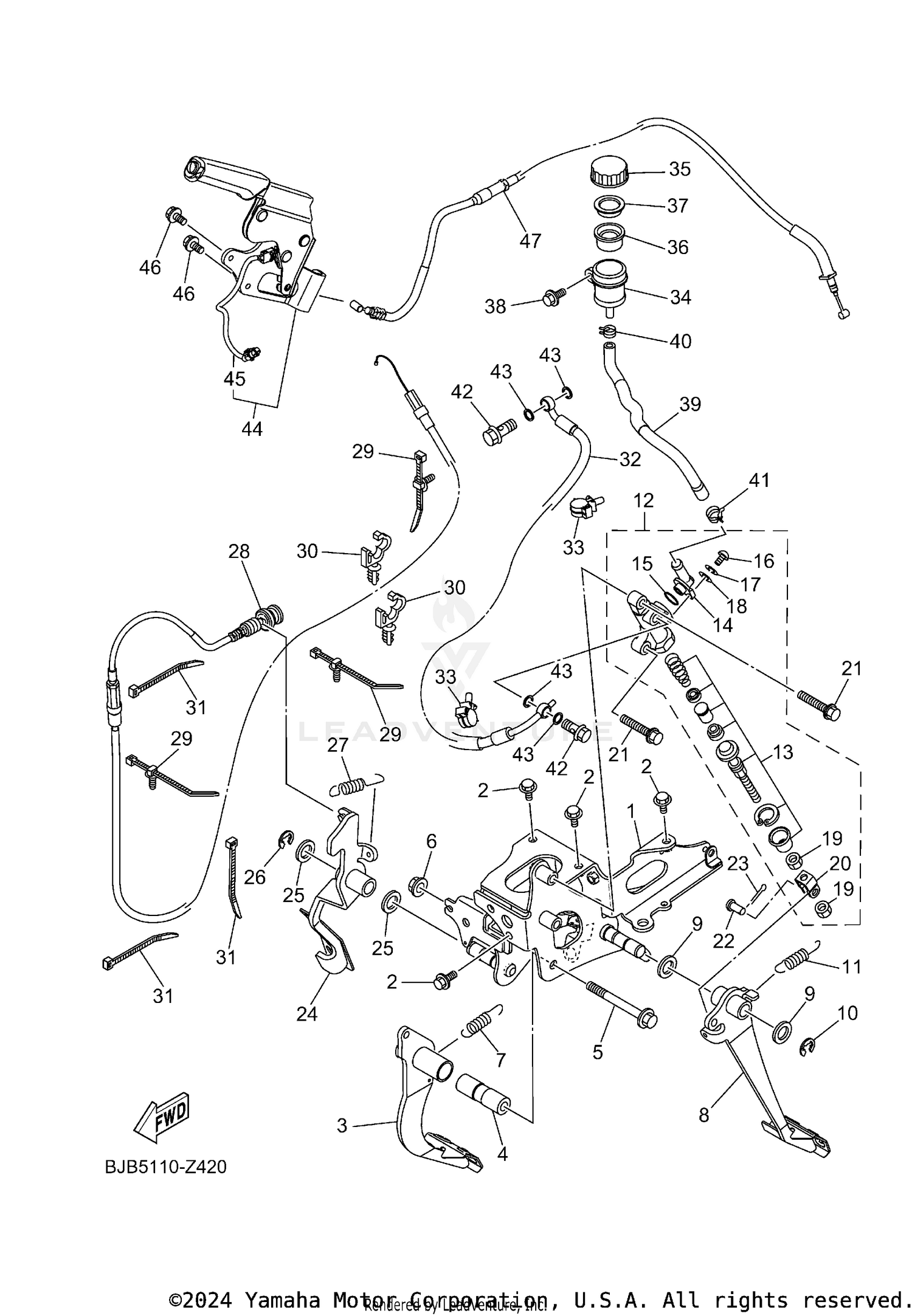 REAR BRAKE CALIPER 2