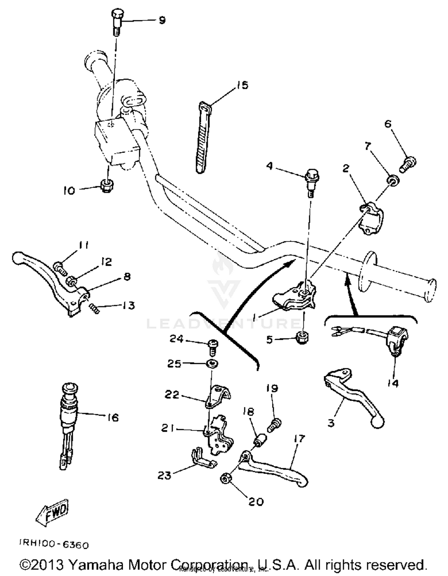 HANDLE SWITCH-LEVER