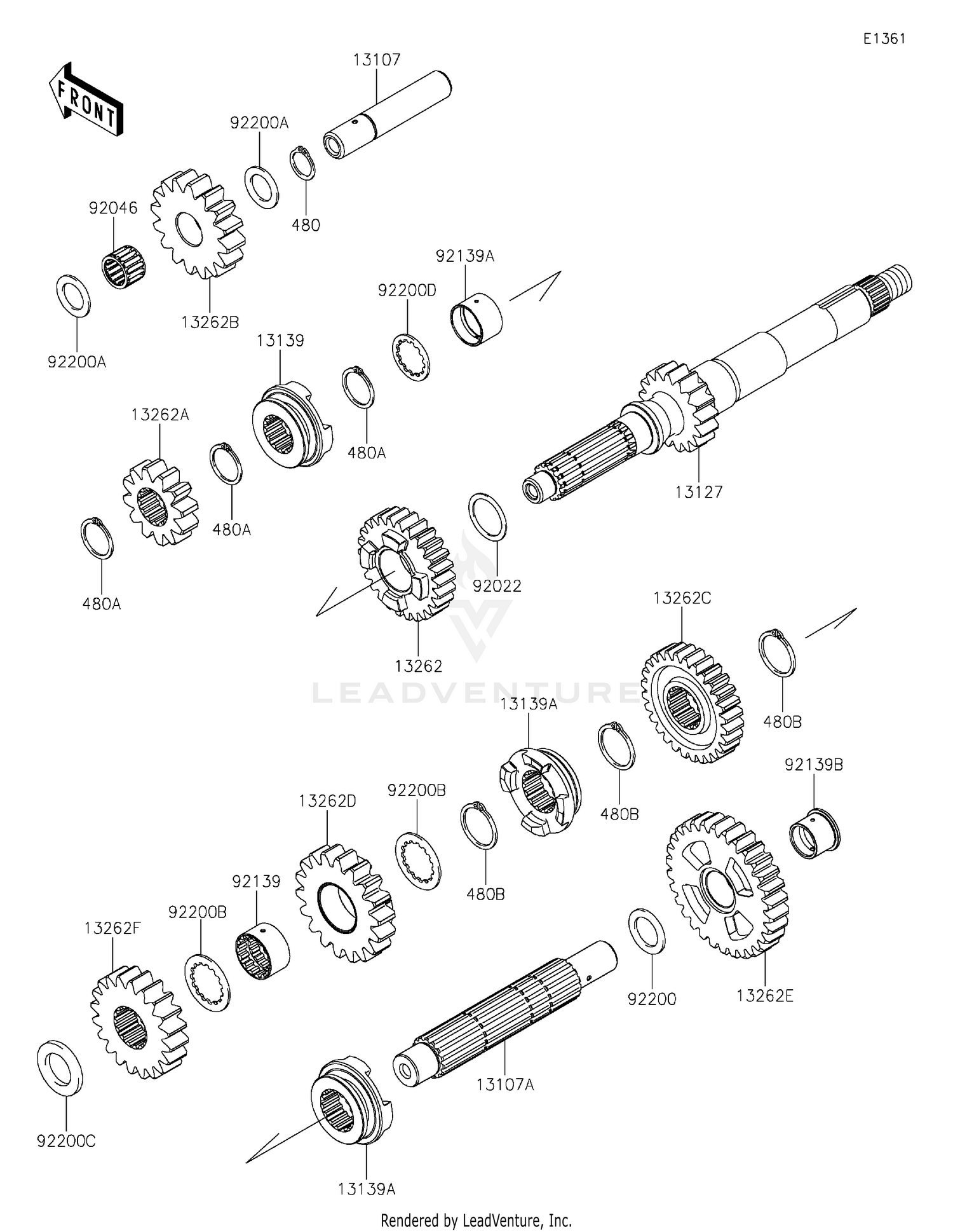 REAR BRAKE CALIPER