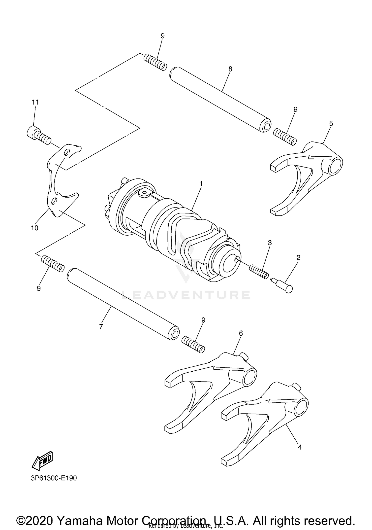 SHIFT CAM FORK