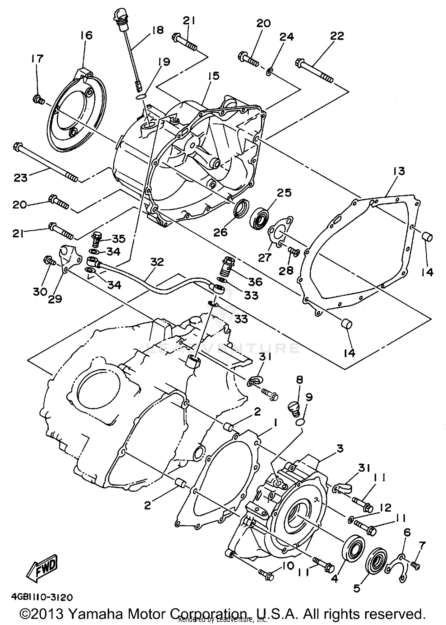 CRANKCASE COVER 1