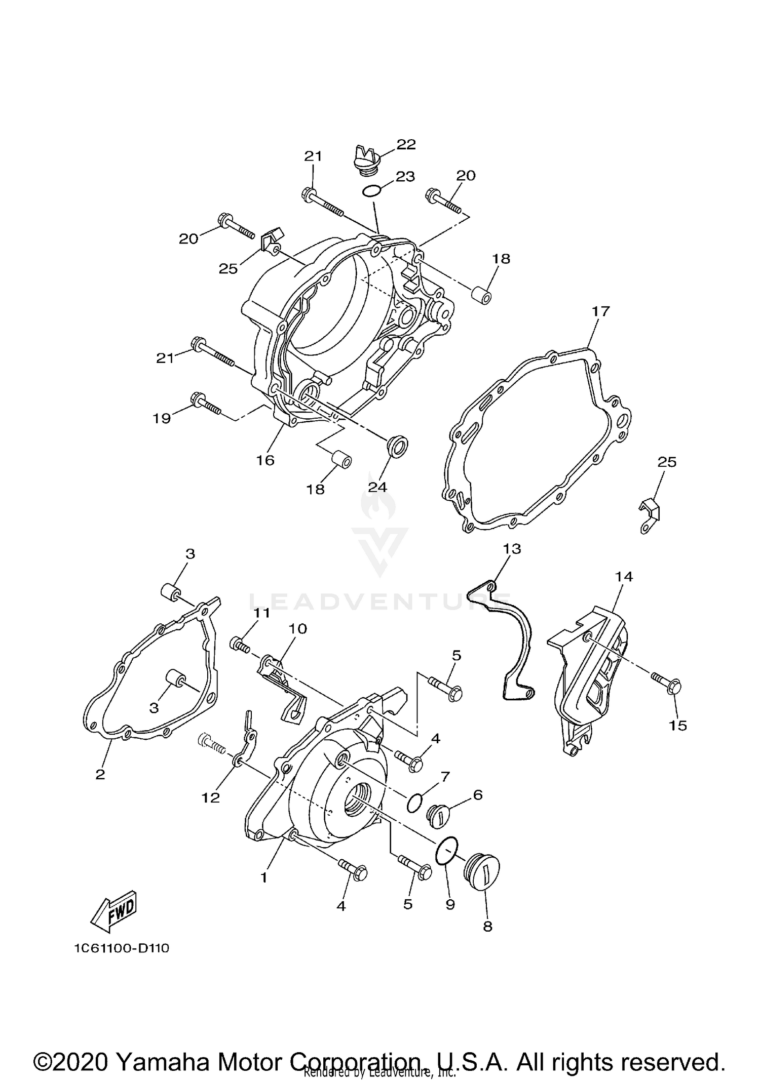 CRANKCASE COVER 1