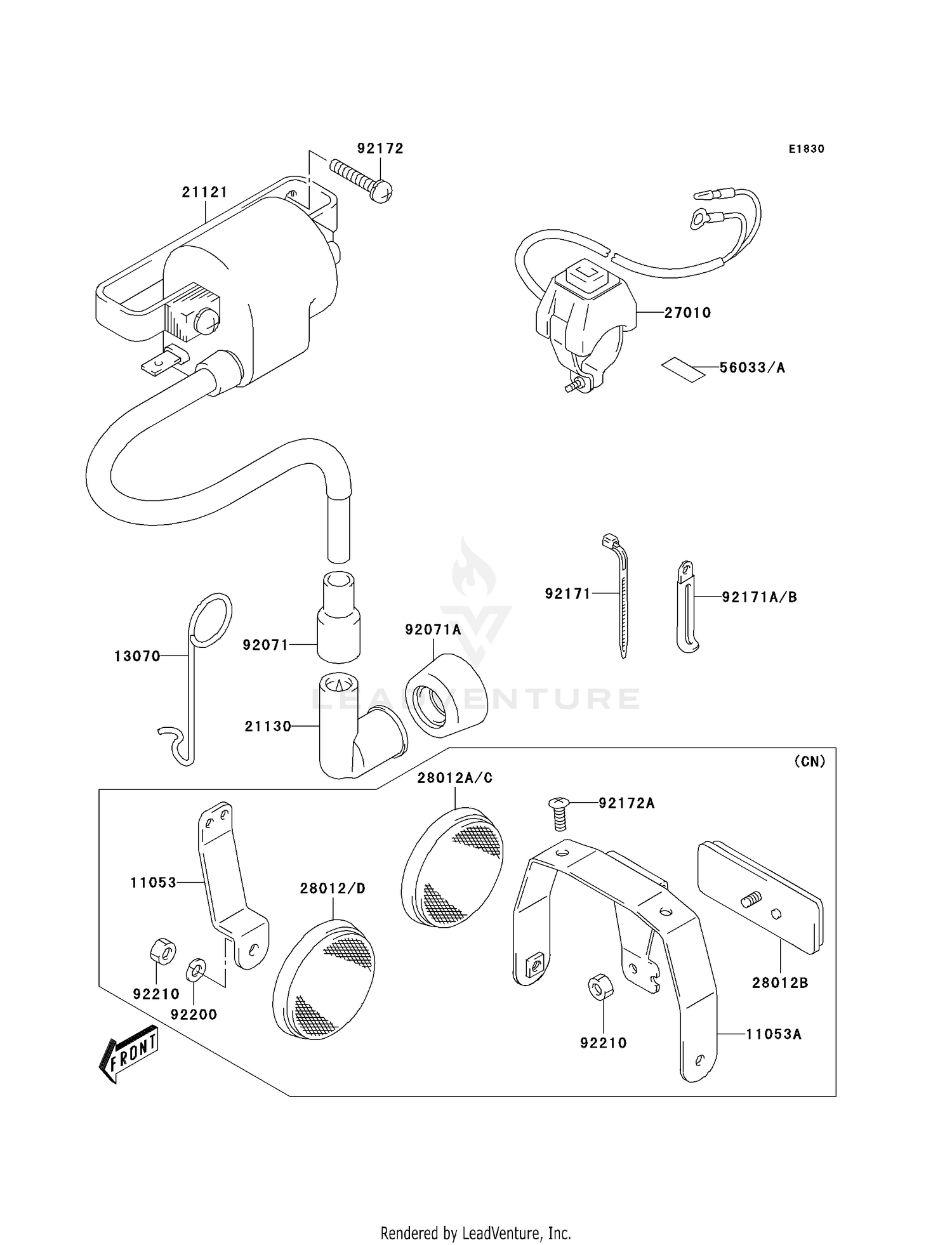 FRONT MASTER CYLINDER
