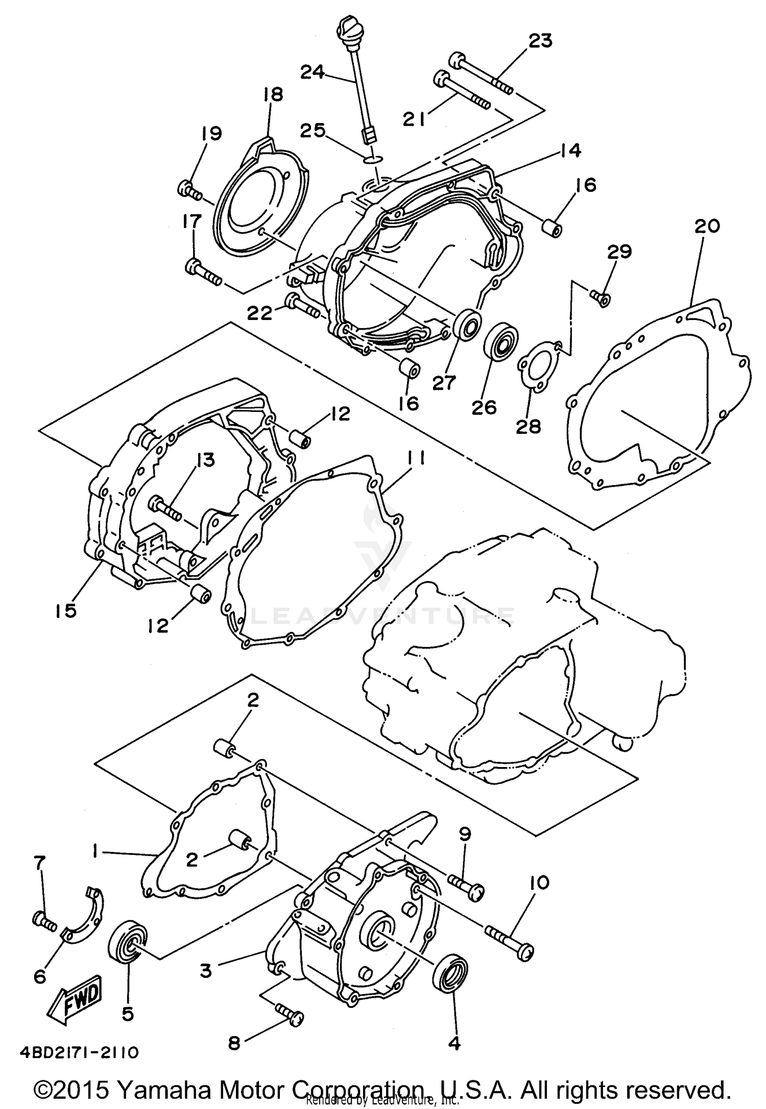 CRANKCASE COVER 1