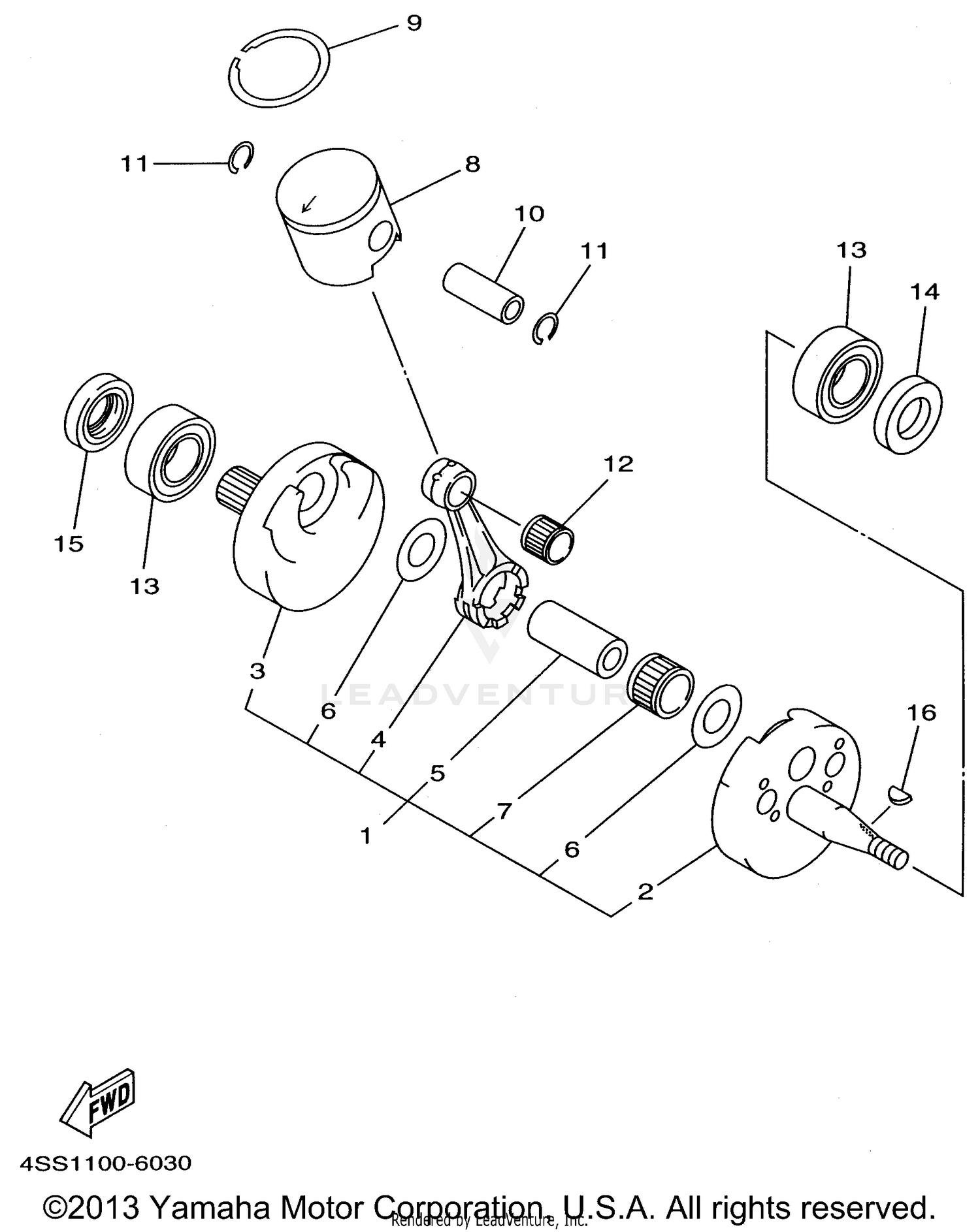CRANKSHAFT PISTON