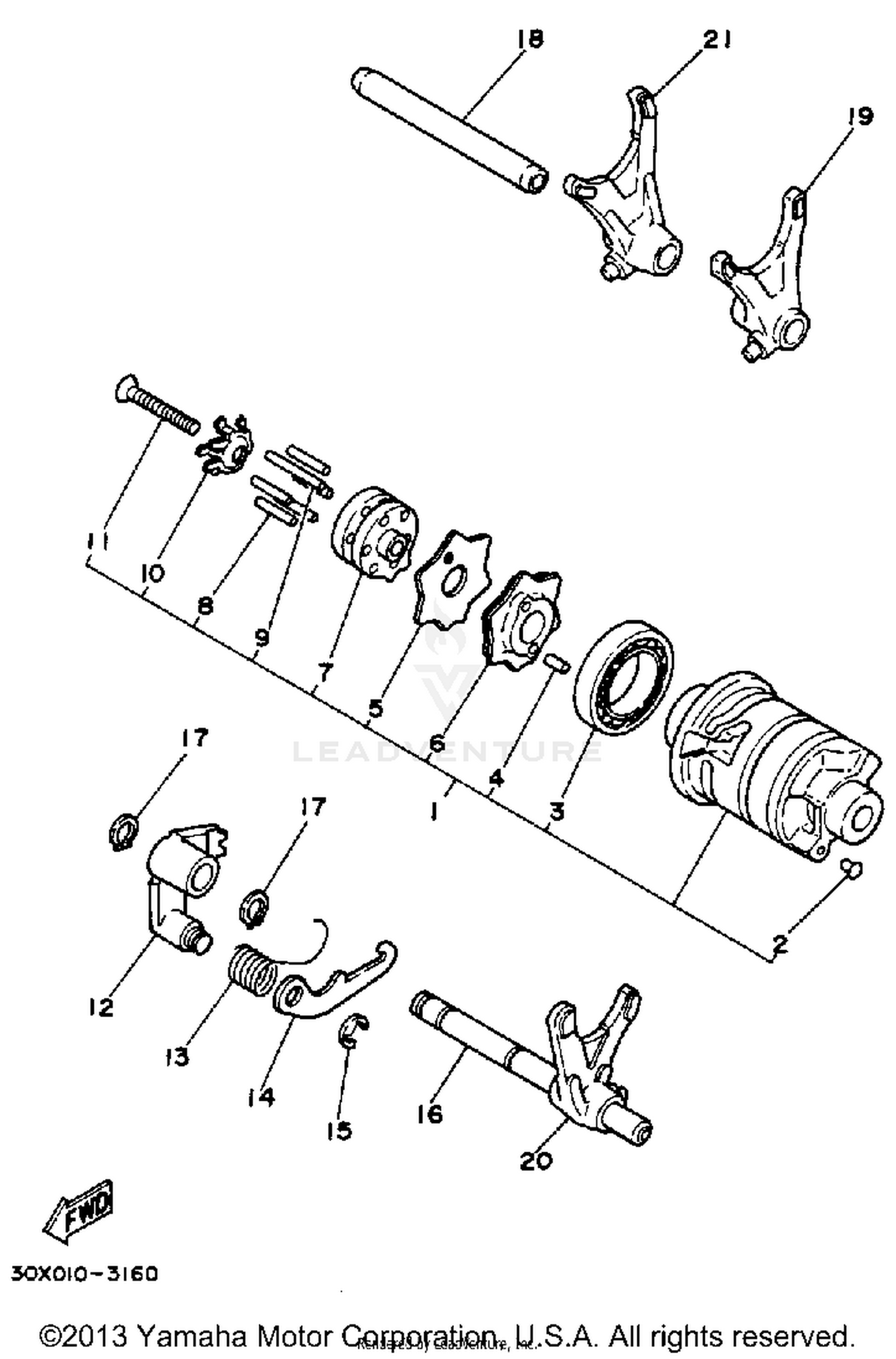SHIFT CAM-FORK