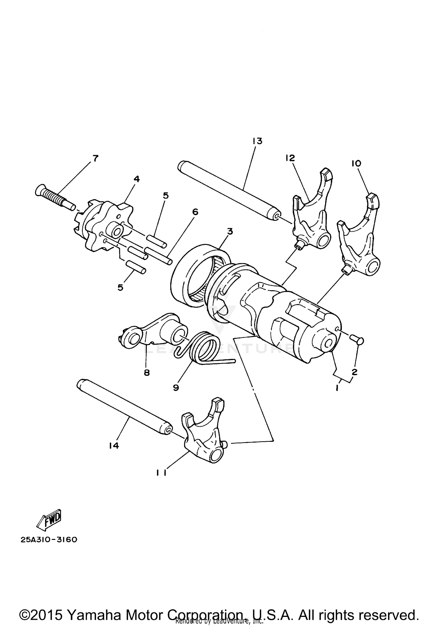 SHIFT CAM FORK