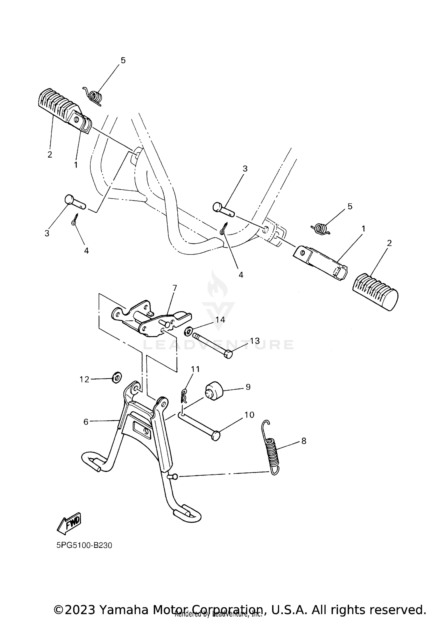 STAND & FOOTREST