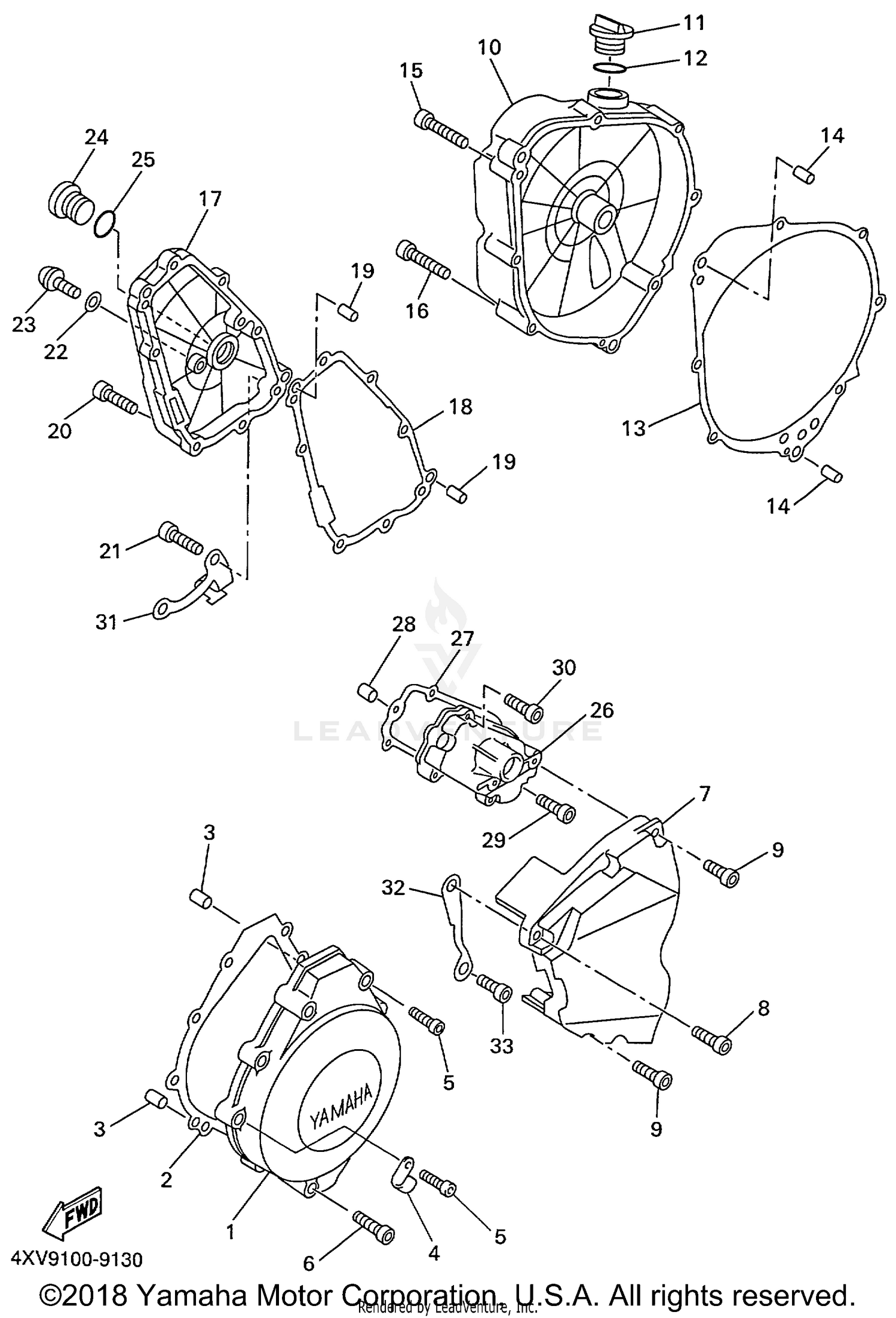 CRANKCASE COVER 1