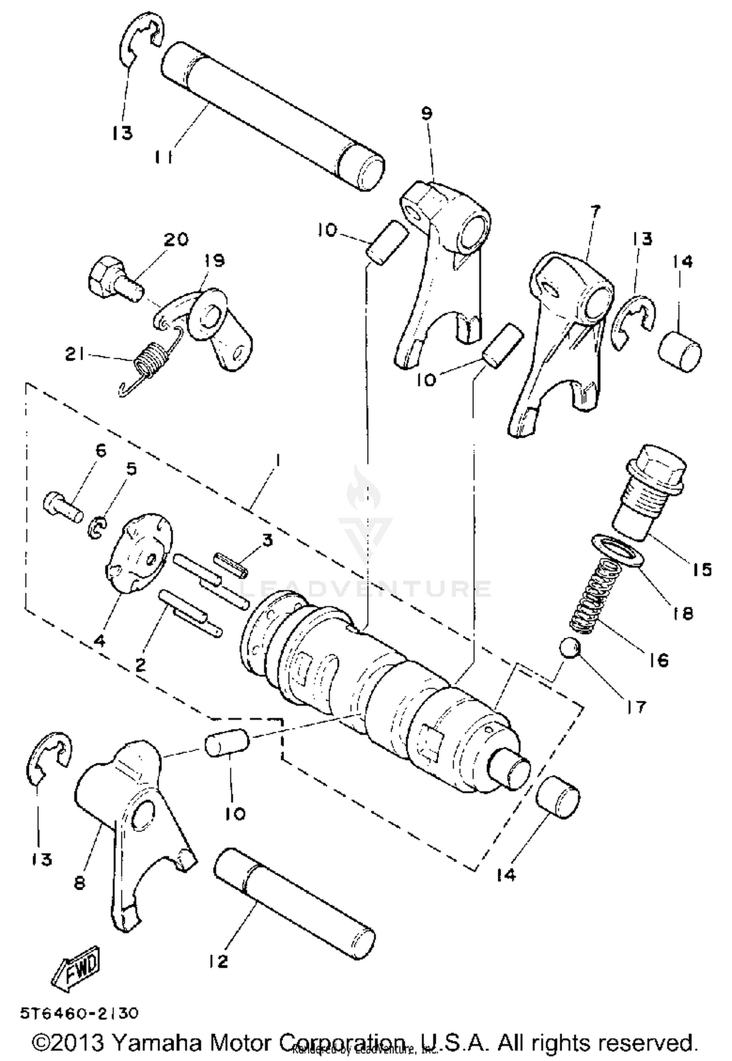 SHIFT CAM-FORK