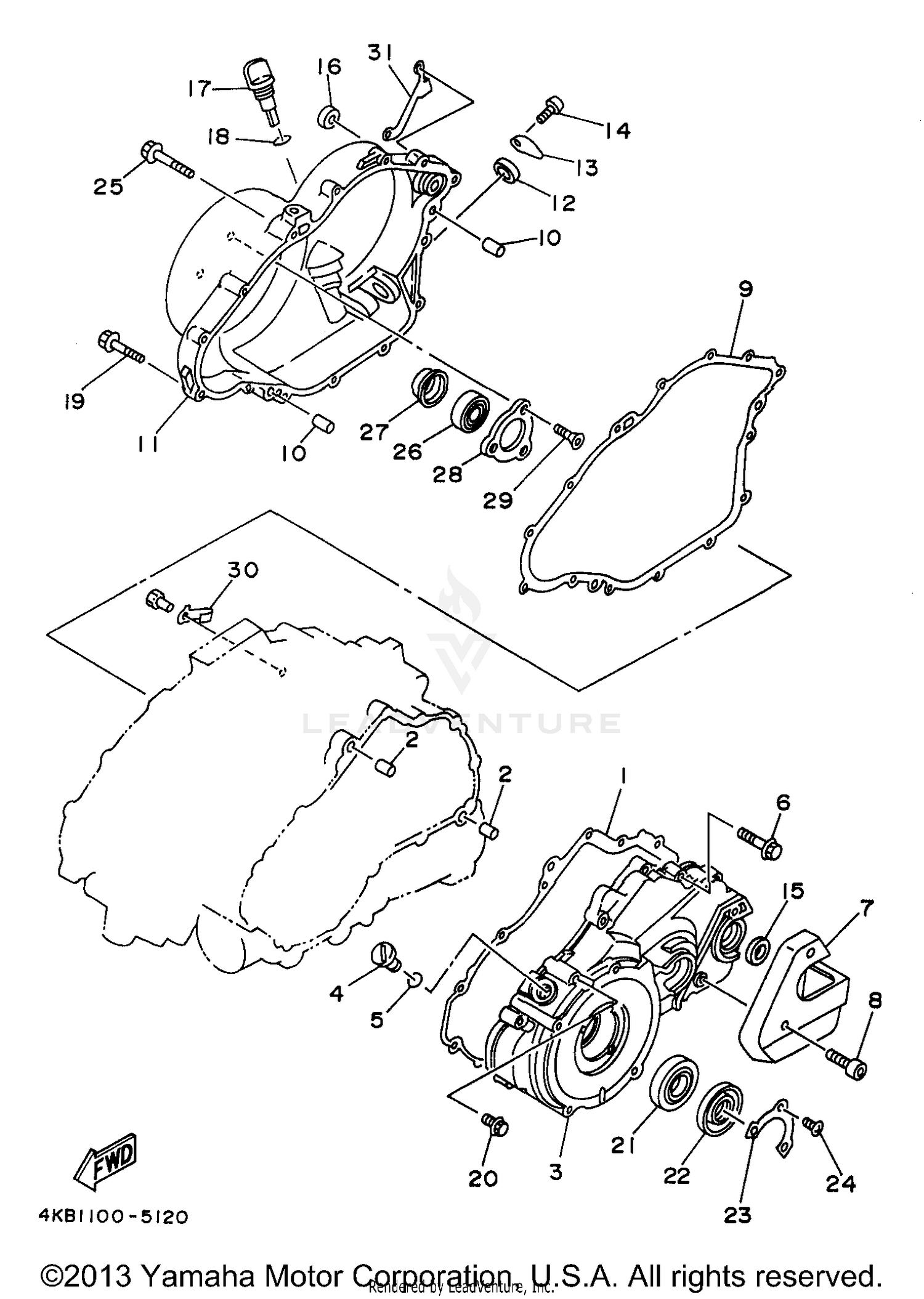 CRANKCASE COVER 1