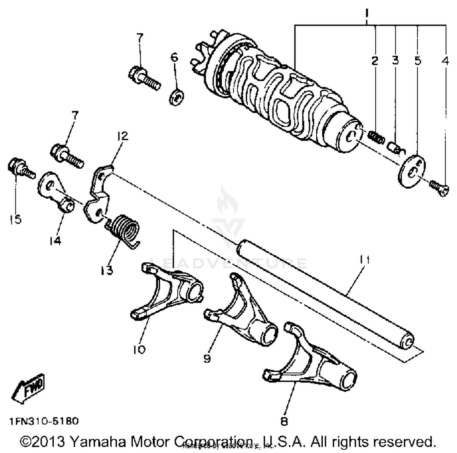 SHIFT CAM FORK