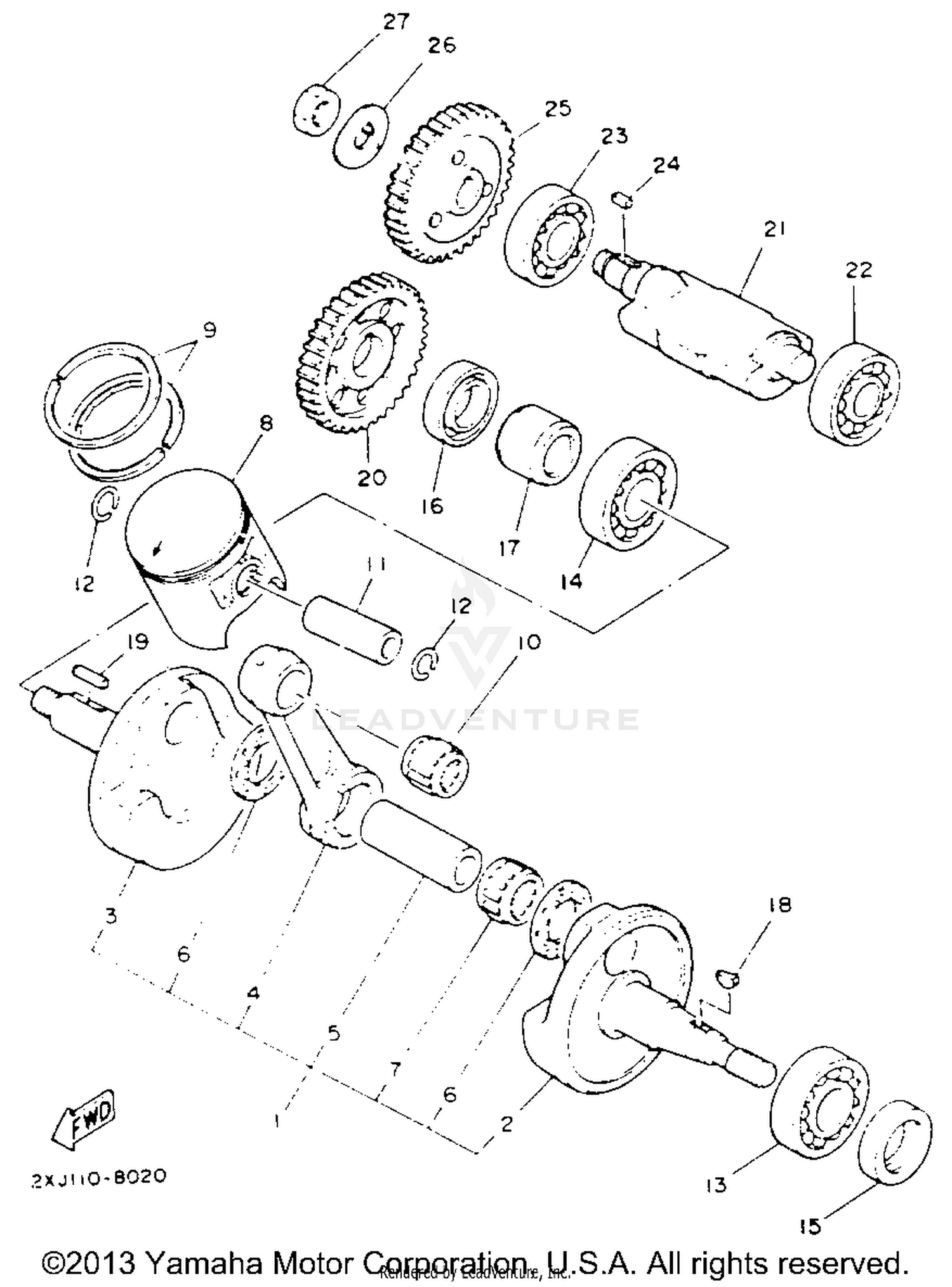 CRANKSHAFT PISTON