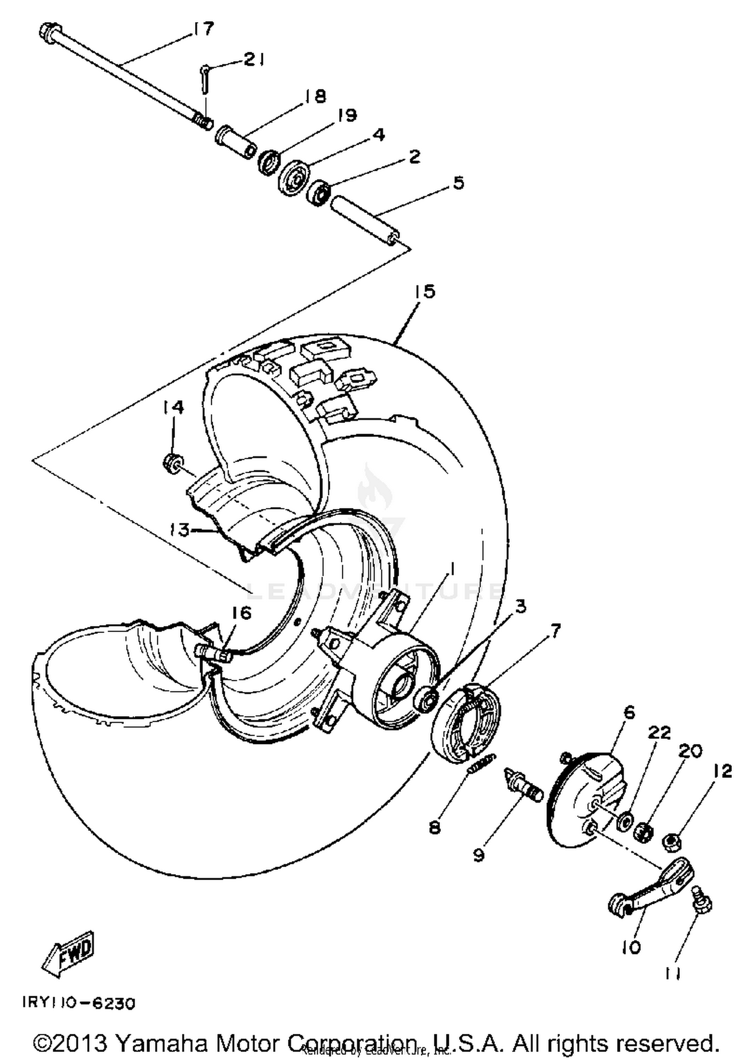 SWING ARM - REAR SHOCKS