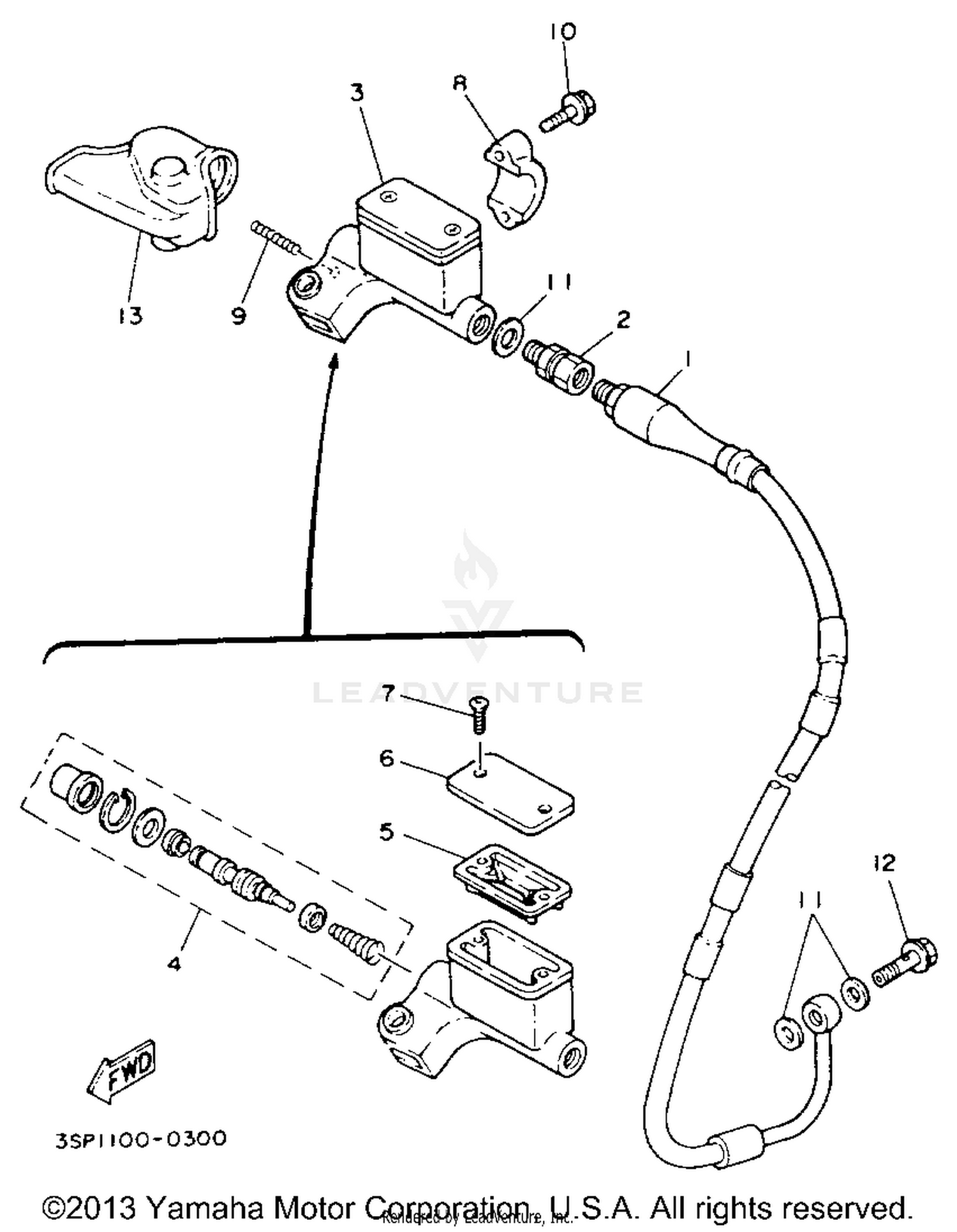 FRONT MASTER CYLINDER
