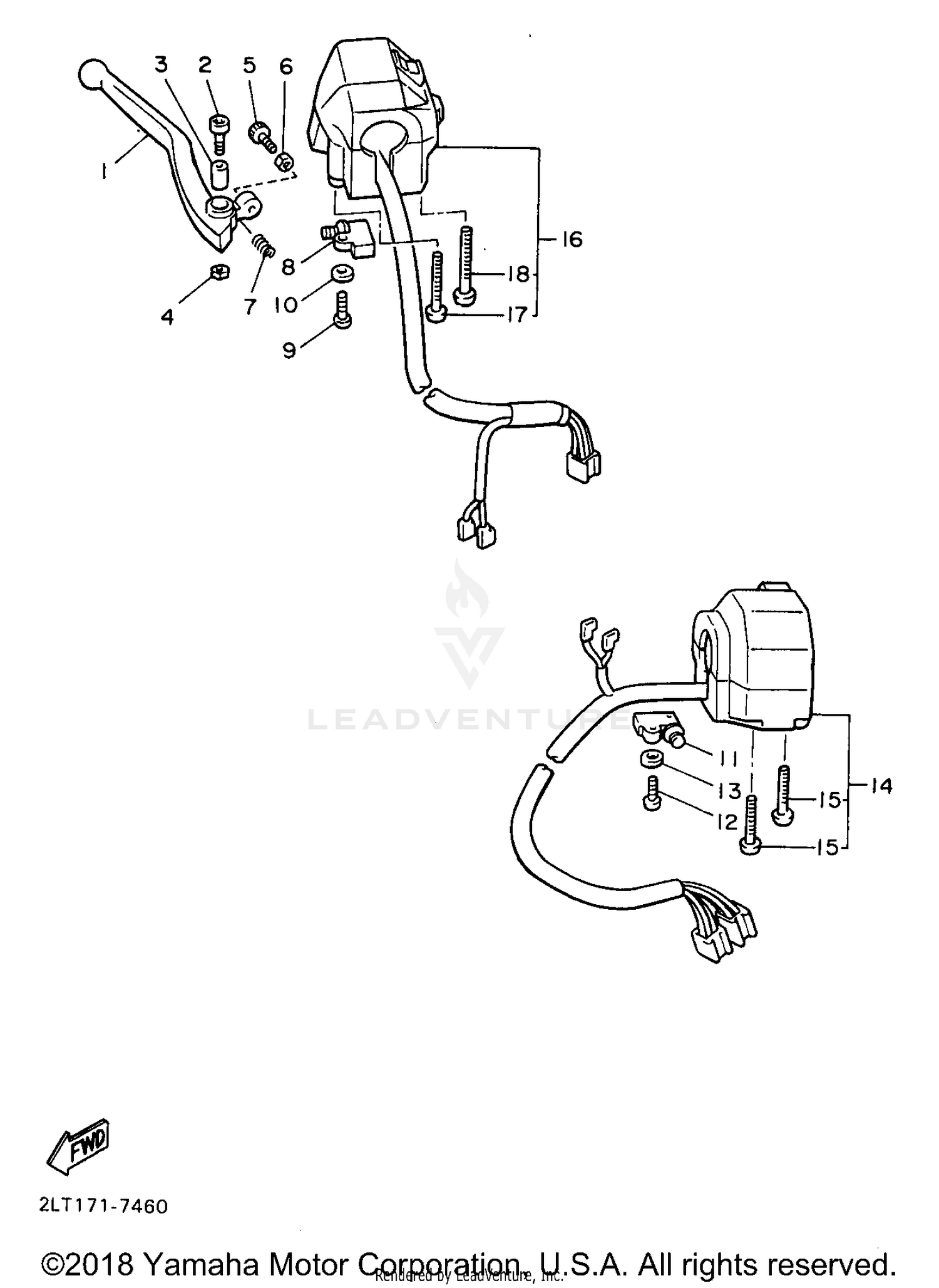 HANDLE SWITCH LEVER