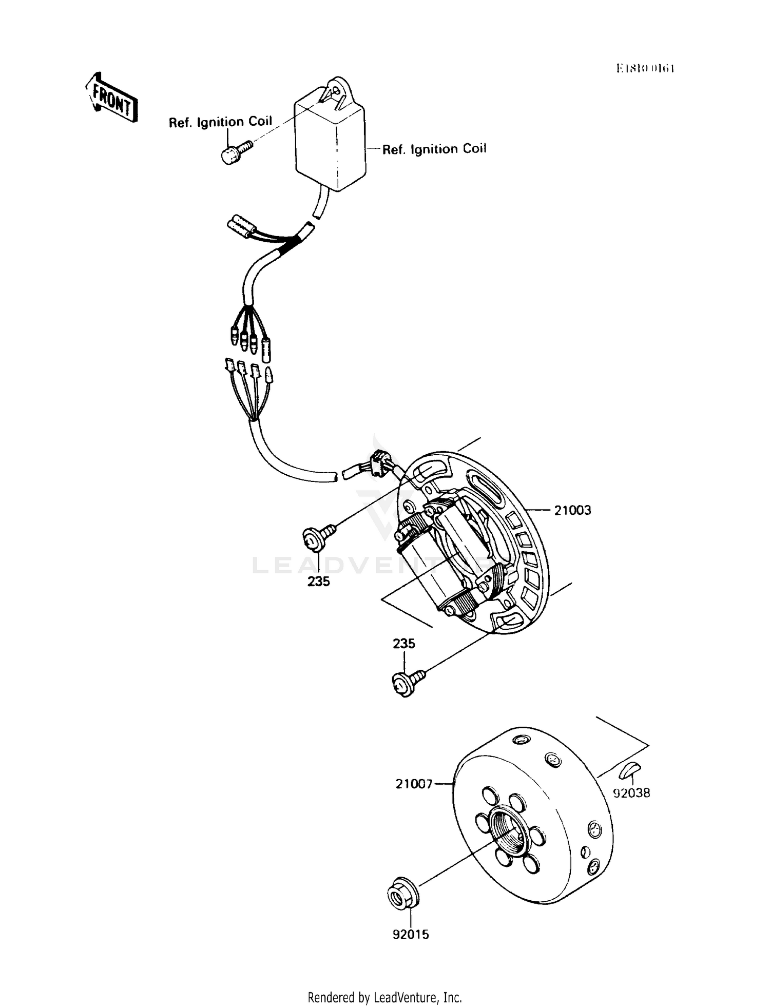 REAR BRAKE CALIPER