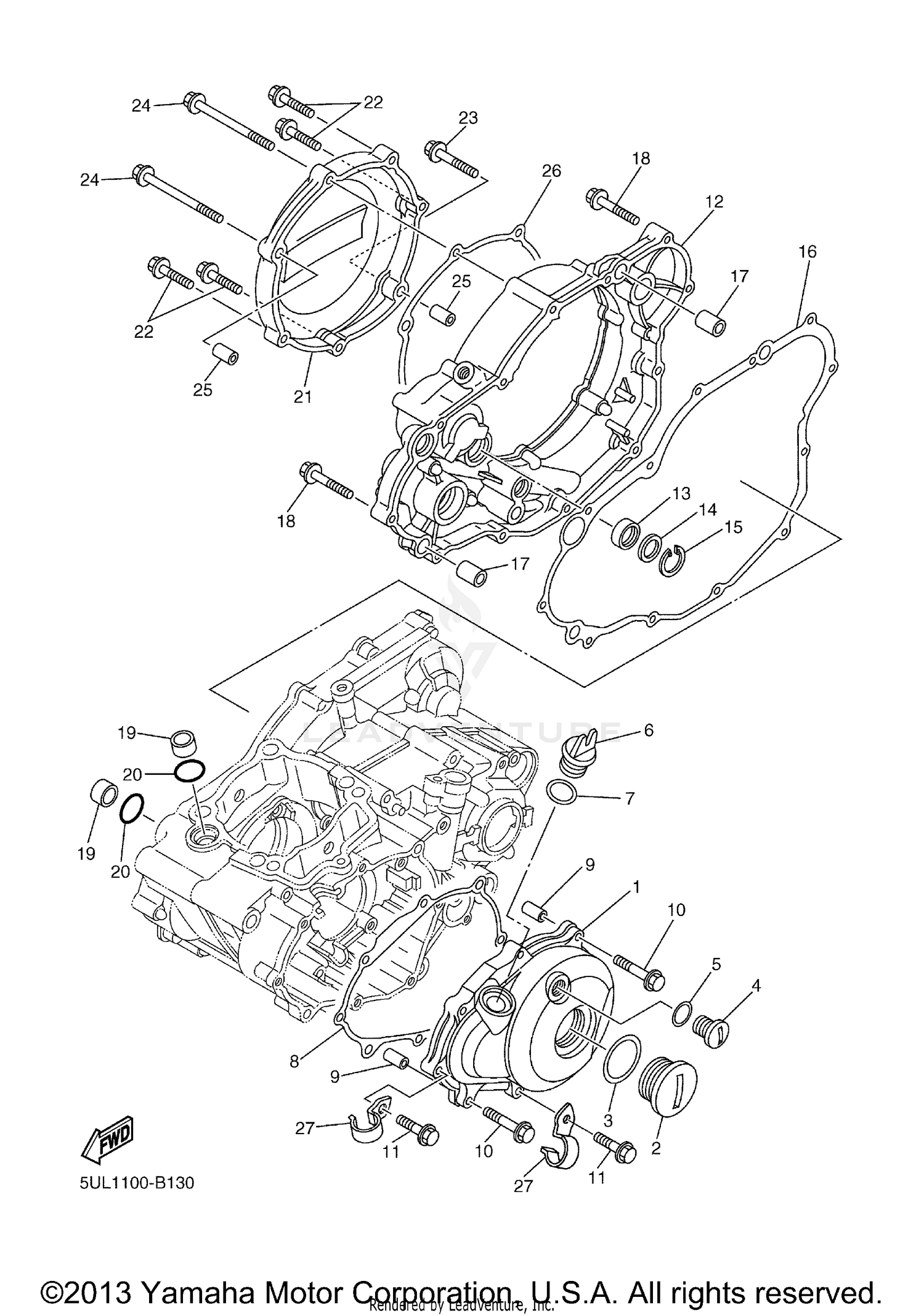 CRANKCASE COVER 1