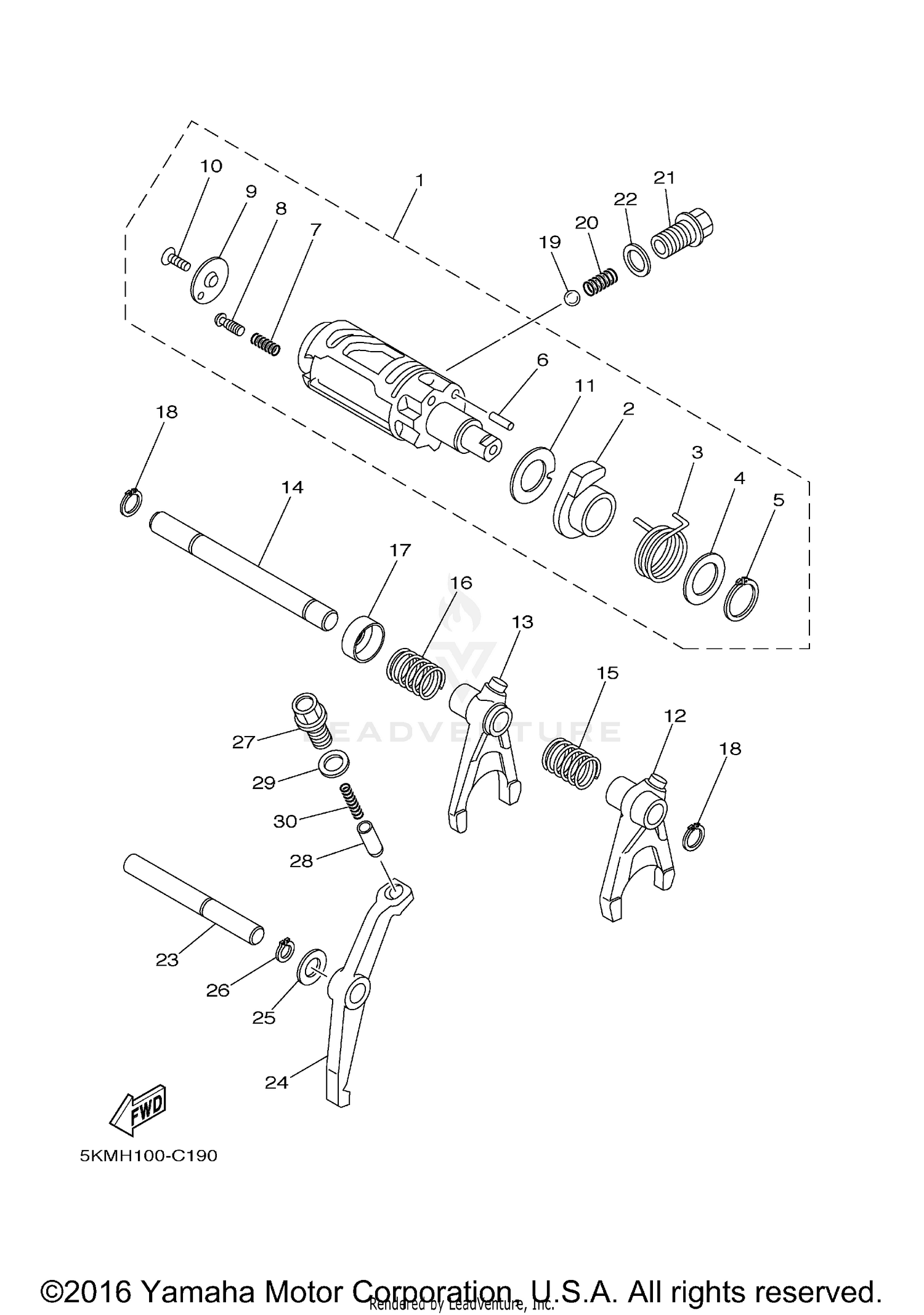 SHIFT CAM FORK