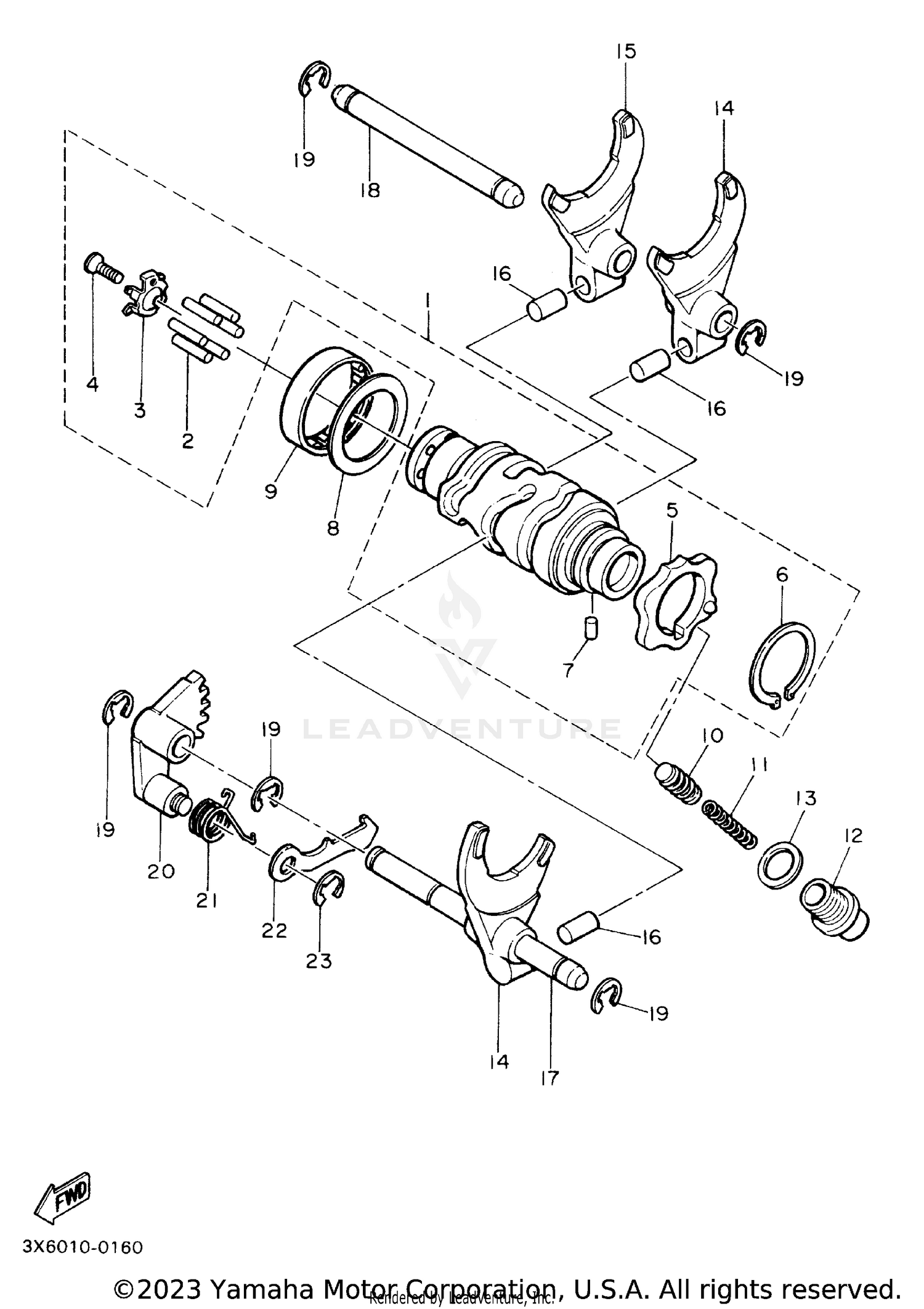SHIFT CAM FORK
