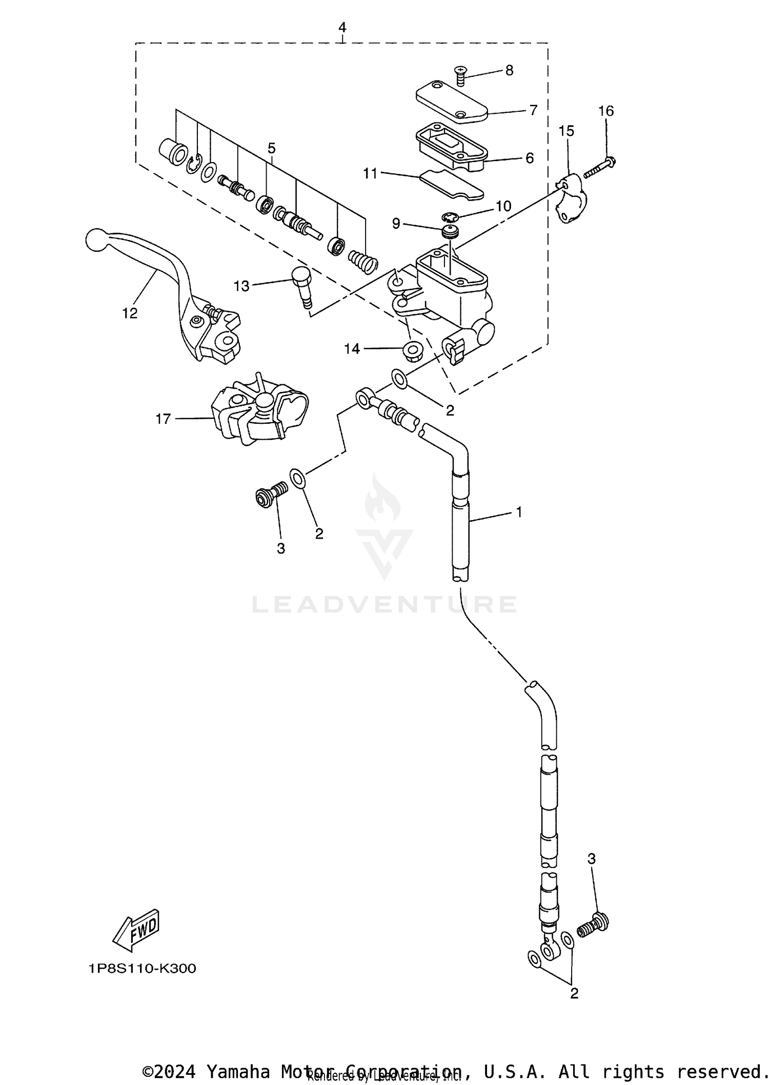 FRONT MASTER CYLINDER