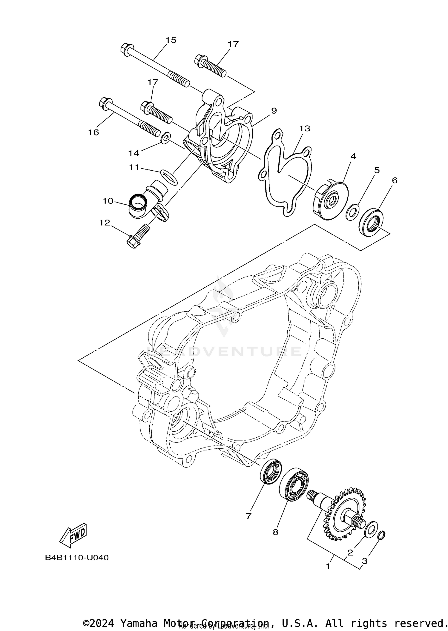 FRONT BRAKE CALIPER