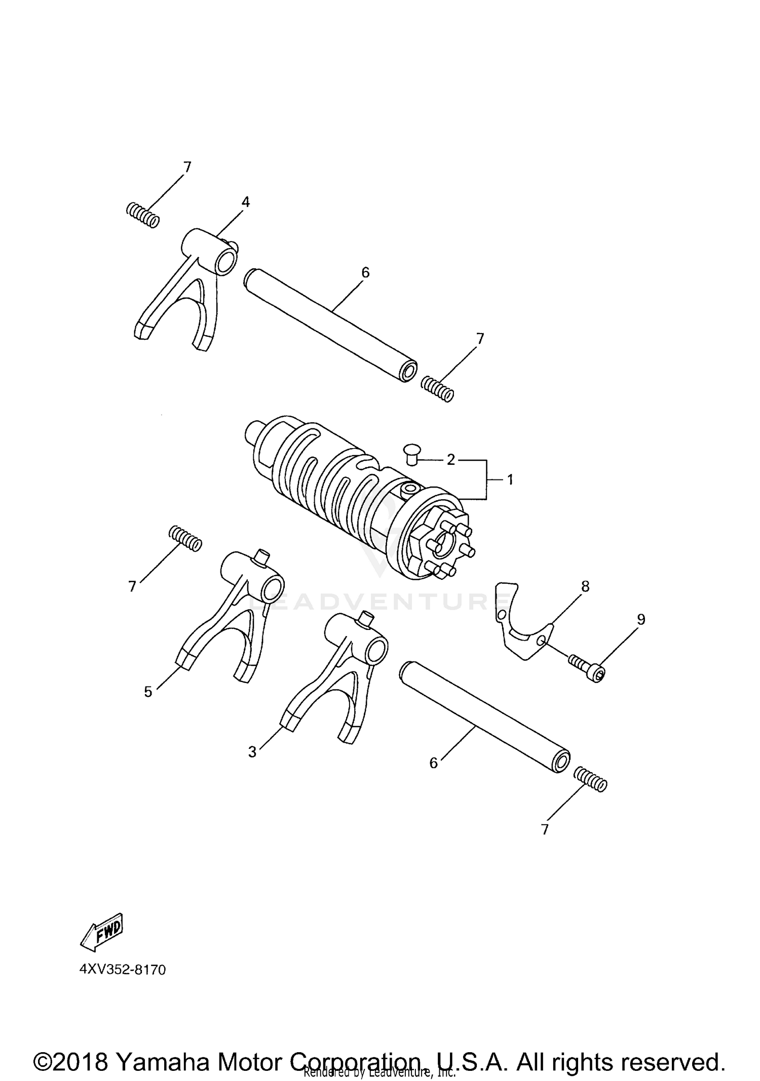 SHIFT CAM FORK