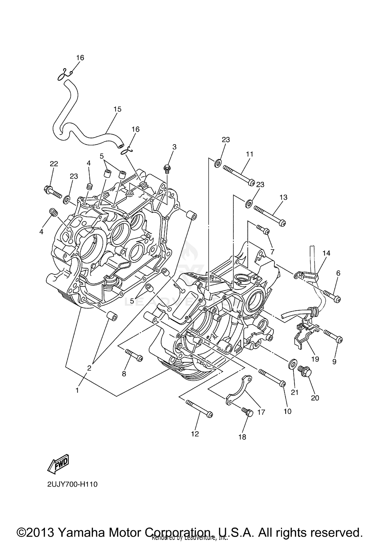 FRONT BRAKE CALIPER