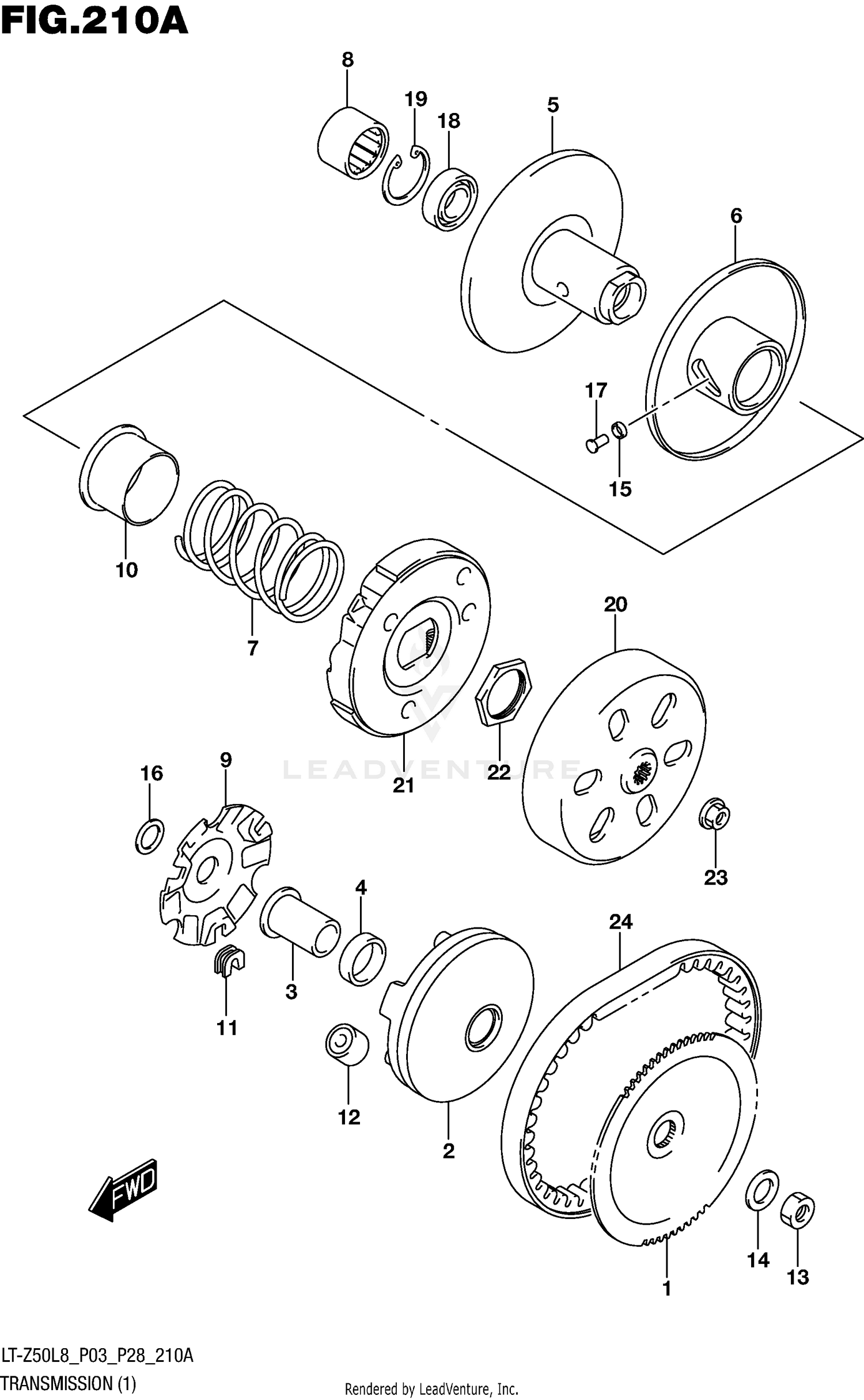 FRONT BRAKE CALIPER